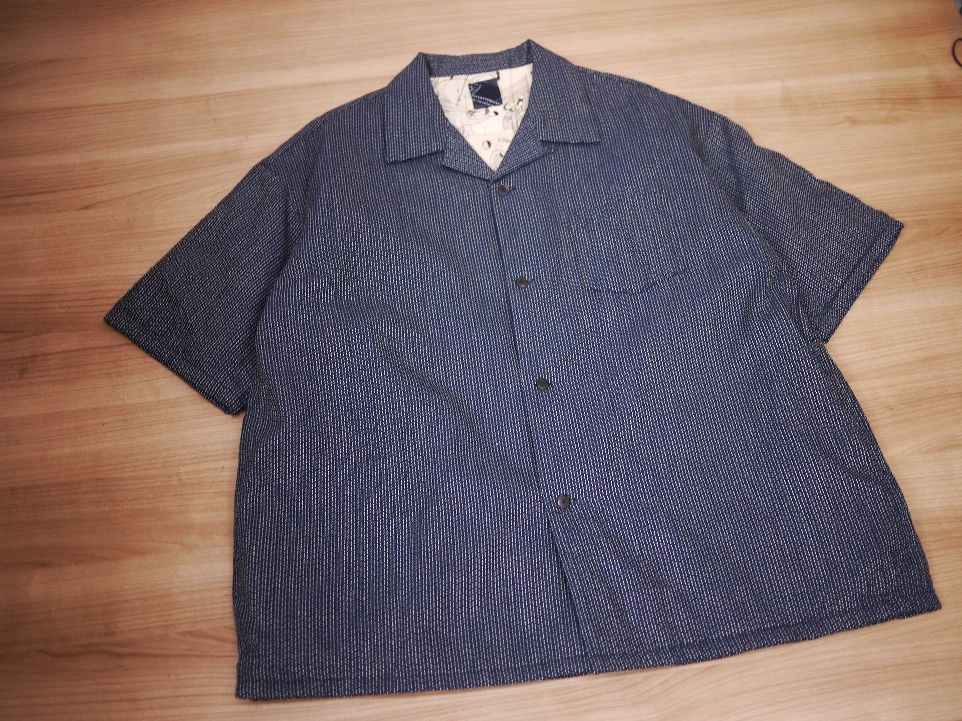 Visvim VISVIM ICT Wallis Down Shirt Navy Size US XL / EU 56 / 4 - 2 Thumbnail