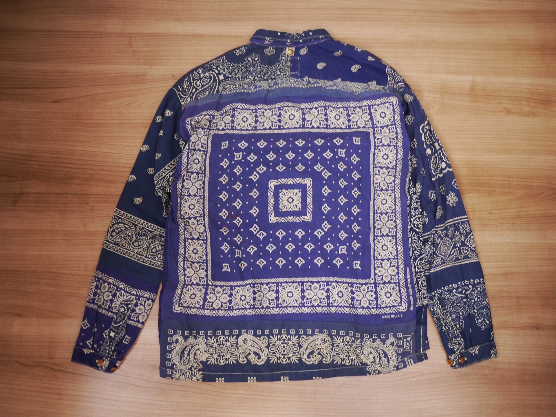Visvim Visvim ICT Kerchief Tunic Shirt Navy Size US S / EU 44-46 / 1 - 7 Thumbnail