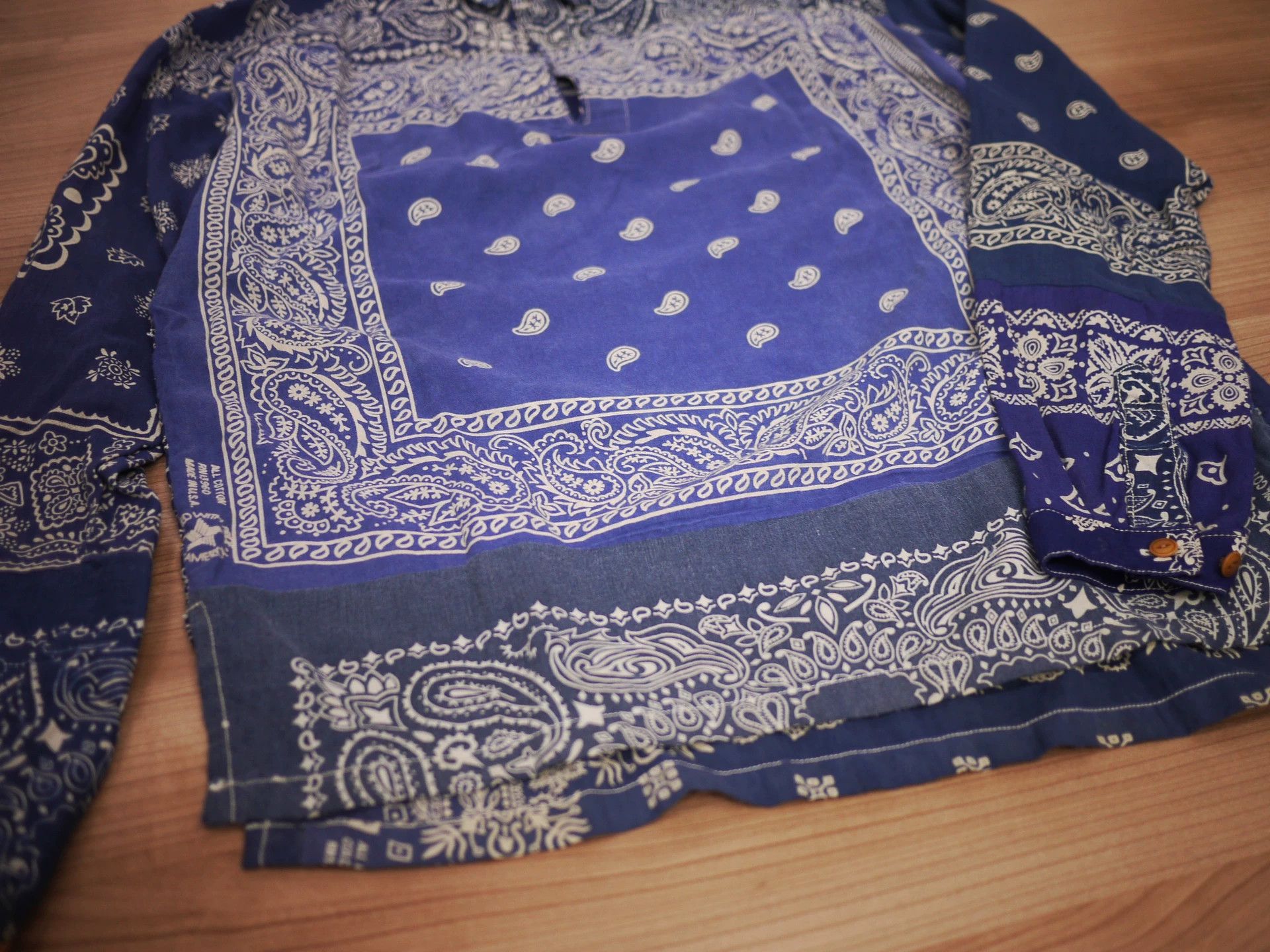 Visvim Visvim ICT Kerchief Tunic Shirt Navy Size US S / EU 44-46 / 1 - 4 Thumbnail