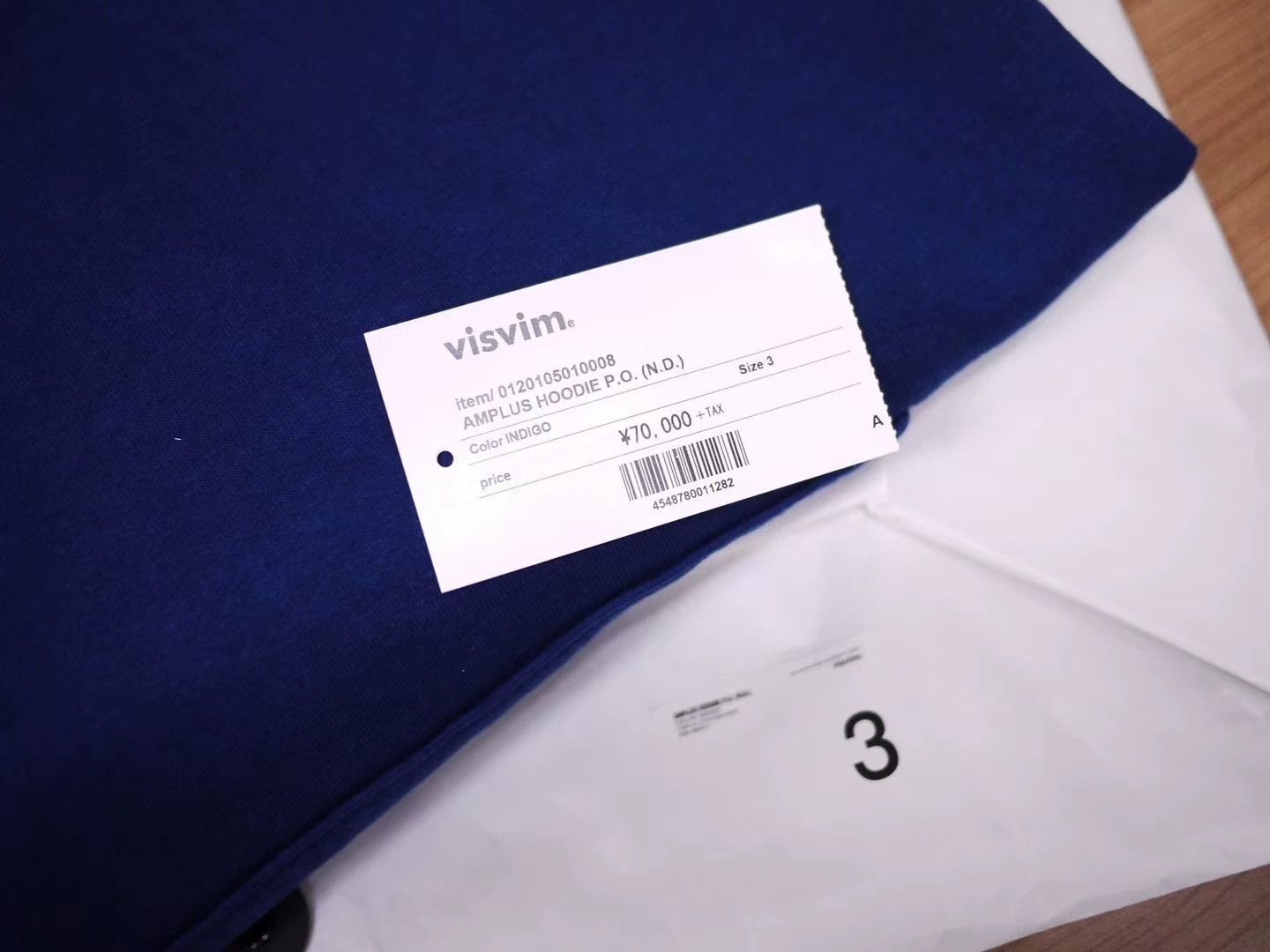 Visvim Visvim Amplus Indigo Hoodie Size 3 Size US L / EU 52-54 / 3 - 9 Thumbnail