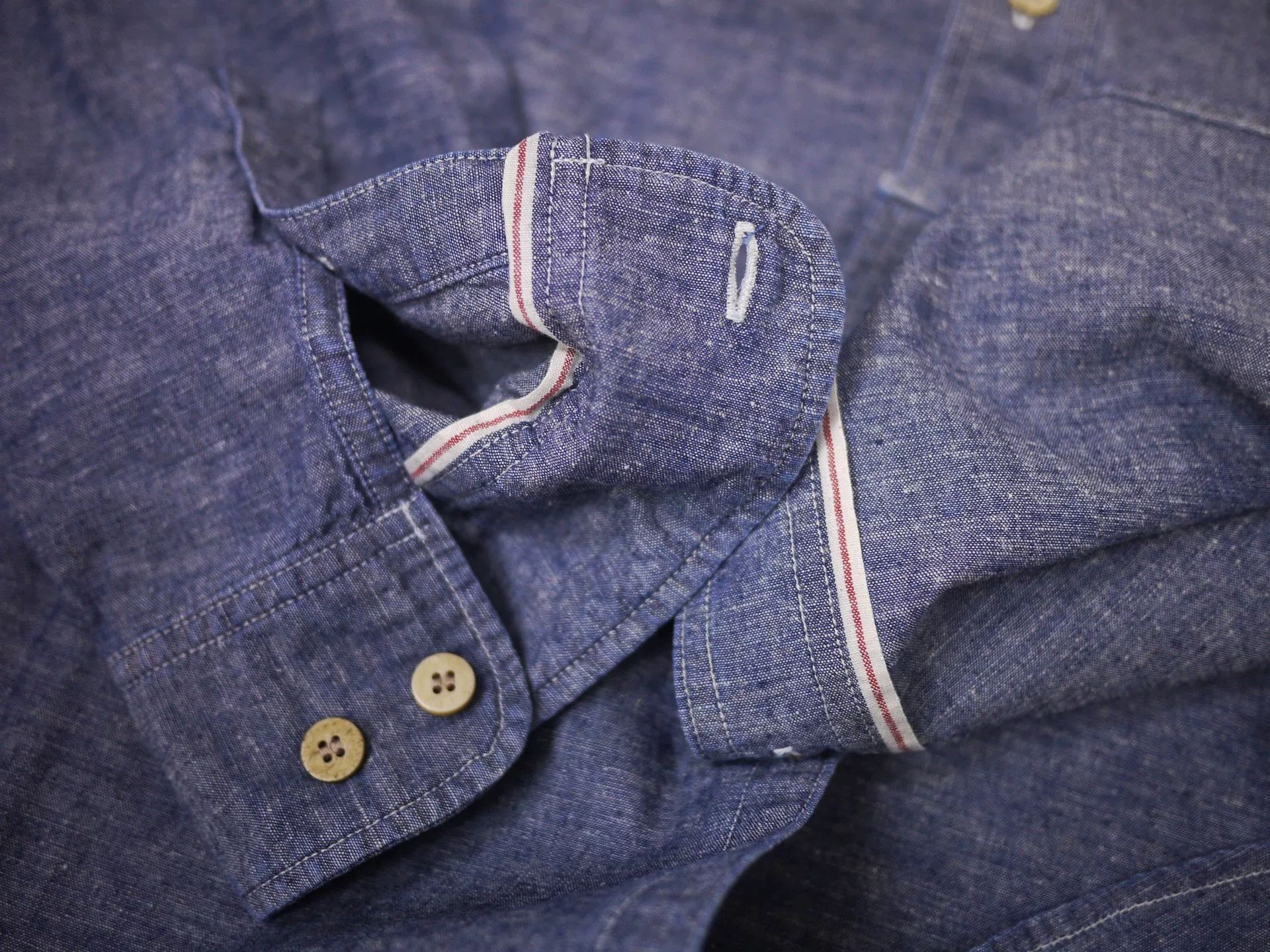 Visvim VISVIM ICT Langer Shirt Chambray Size US XL / EU 56 / 4 - 7 Thumbnail