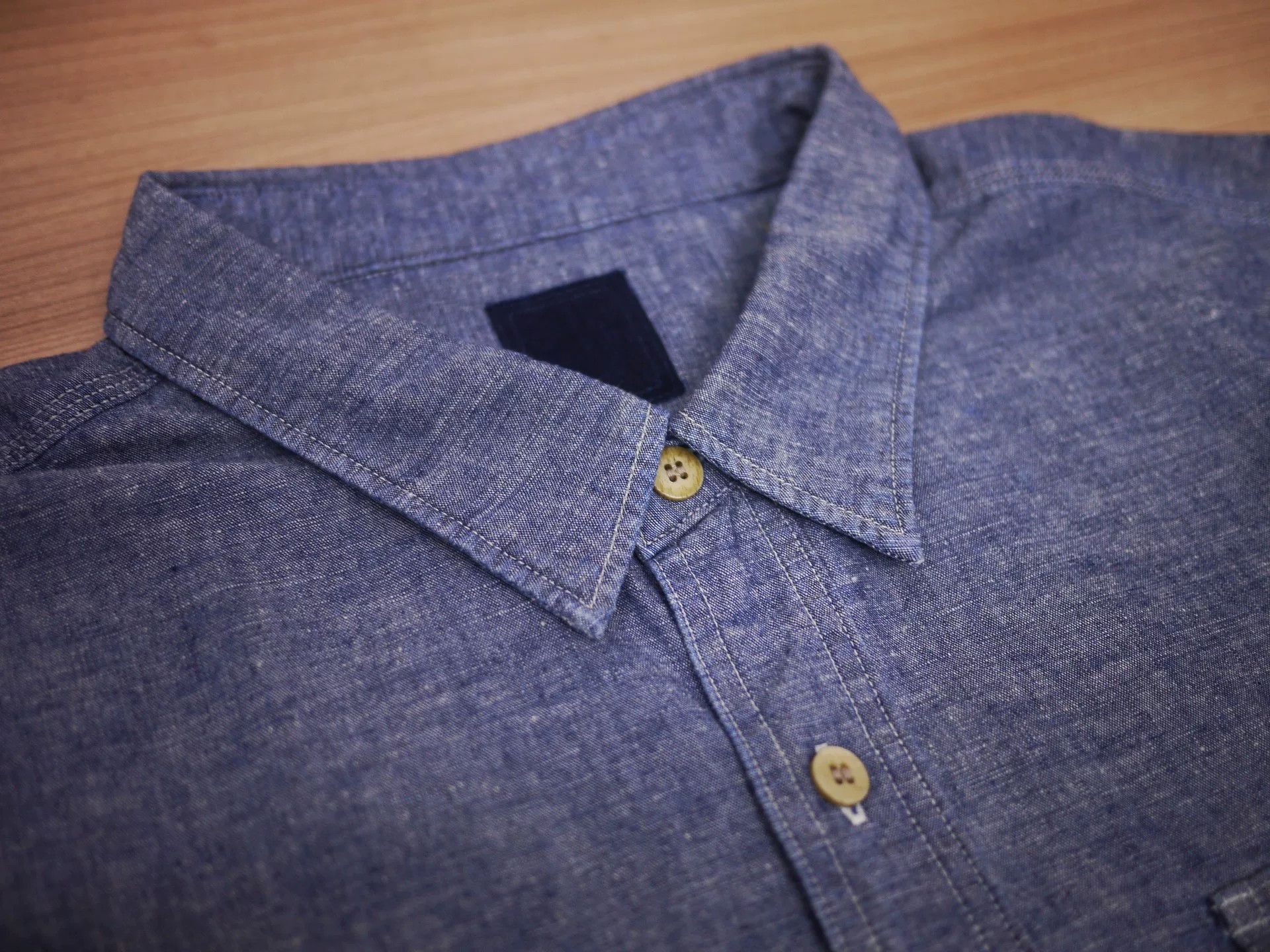 Visvim VISVIM ICT Langer Shirt Chambray Size US XL / EU 56 / 4 - 5 Thumbnail