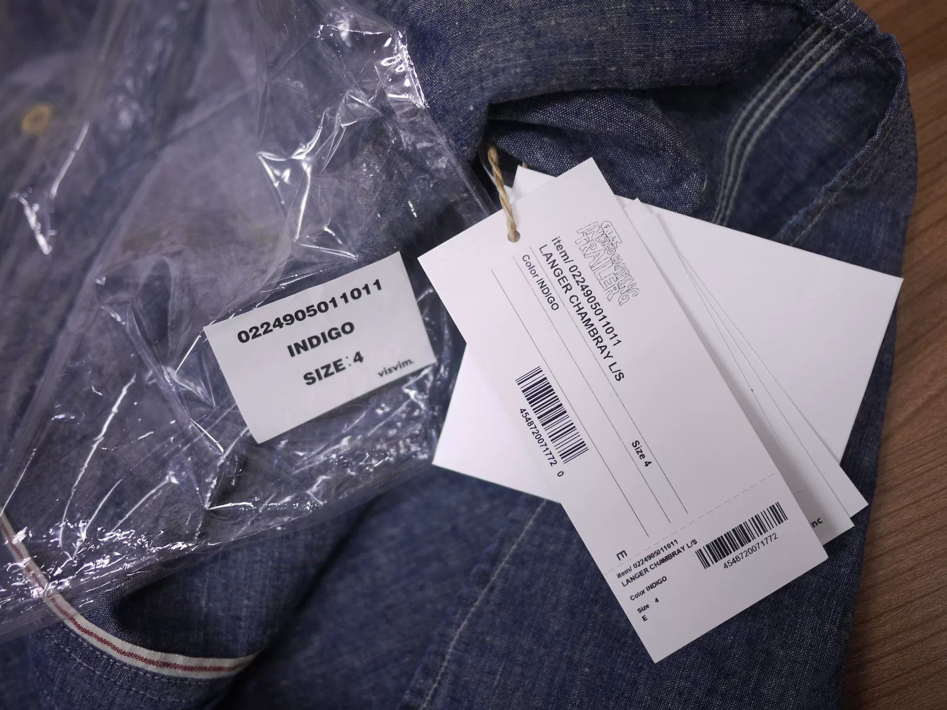 Visvim VISVIM ICT Langer Shirt Chambray Size US XL / EU 56 / 4 - 8 Thumbnail