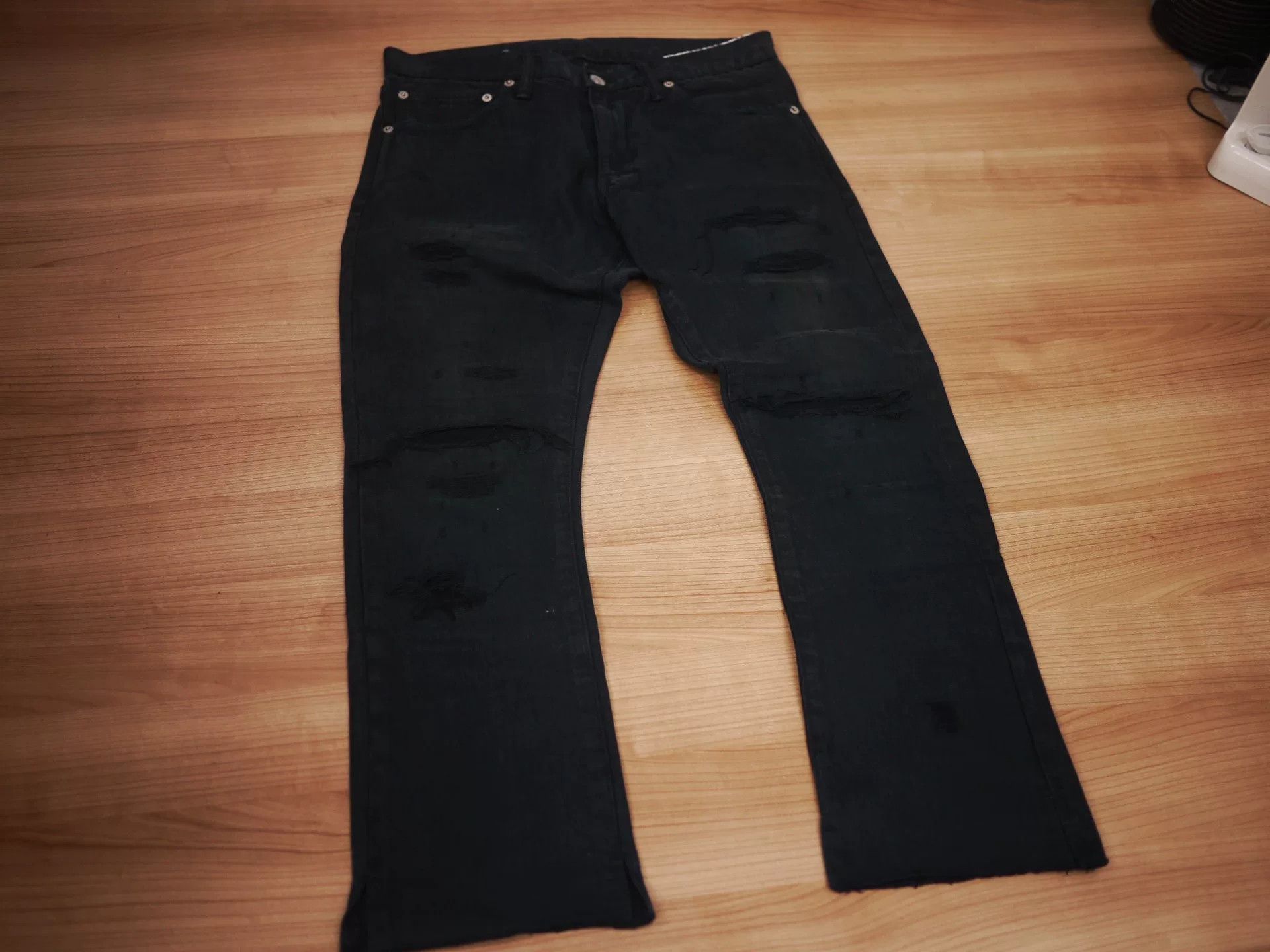 Visvim VISVIM SOCIAL SCULPTURE D17 Black Jeans Size US 32 / EU 48 - 2 Thumbnail