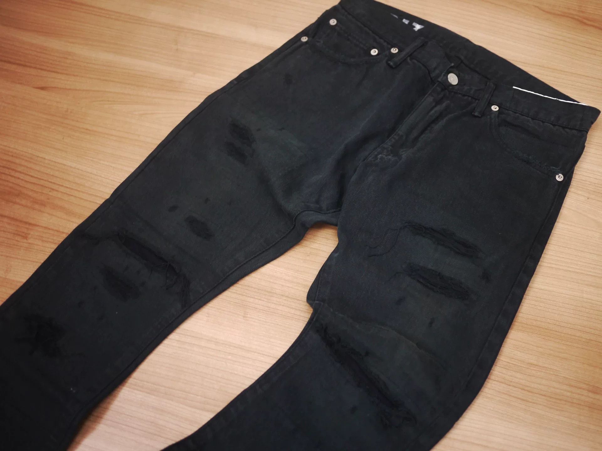Visvim VISVIM SOCIAL SCULPTURE D17 Black Jeans Size US 32 / EU 48 - 4 Thumbnail