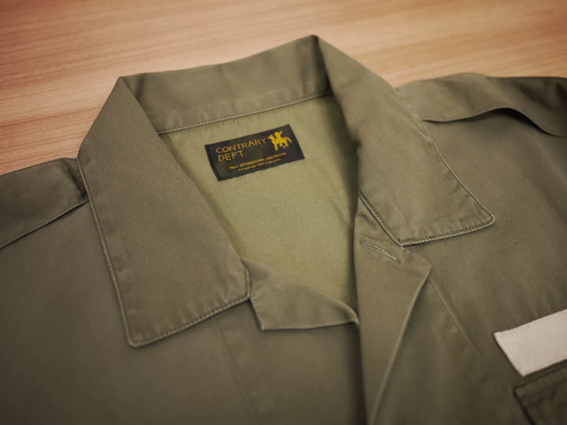 Visvim VISVIM C/D Canaan Shirt in Khaki Size US M / EU 48-50 / 2 - 3 Thumbnail