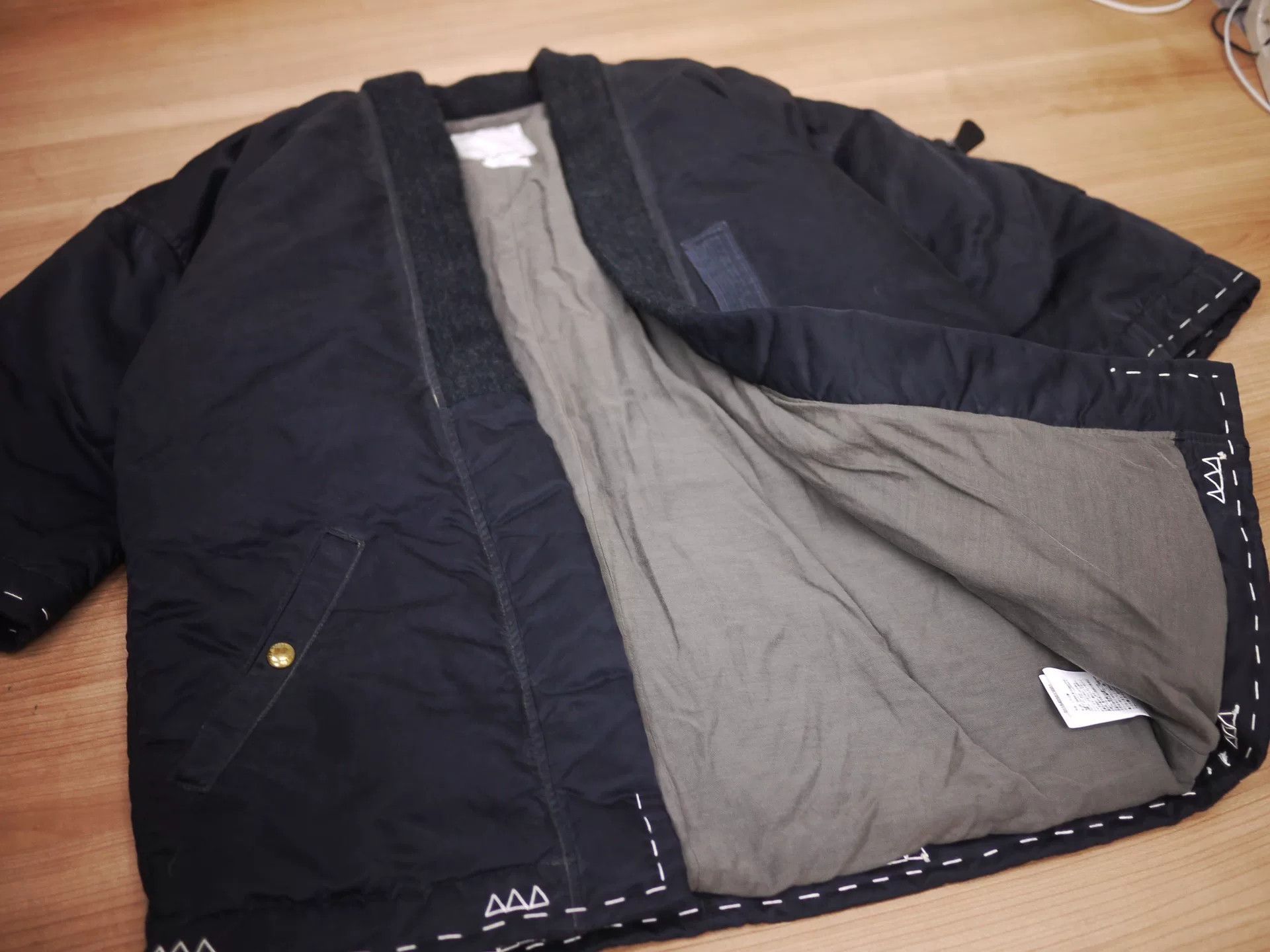 Visvim Visvim Sanjuro Kimono Down Jacket MA1 Size US M / EU 48-50 / 2 - 2 Thumbnail