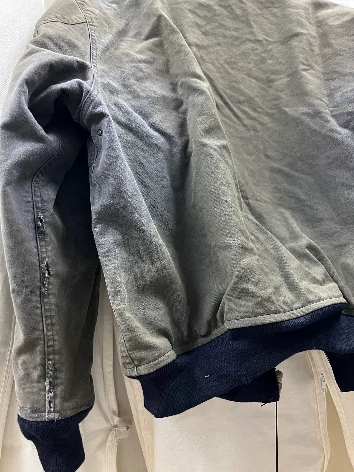 A.PRESSE Vintage WW2 US NAVY Blue Deck Jacket Size US M / EU 48-50 / 2 - 9 Thumbnail