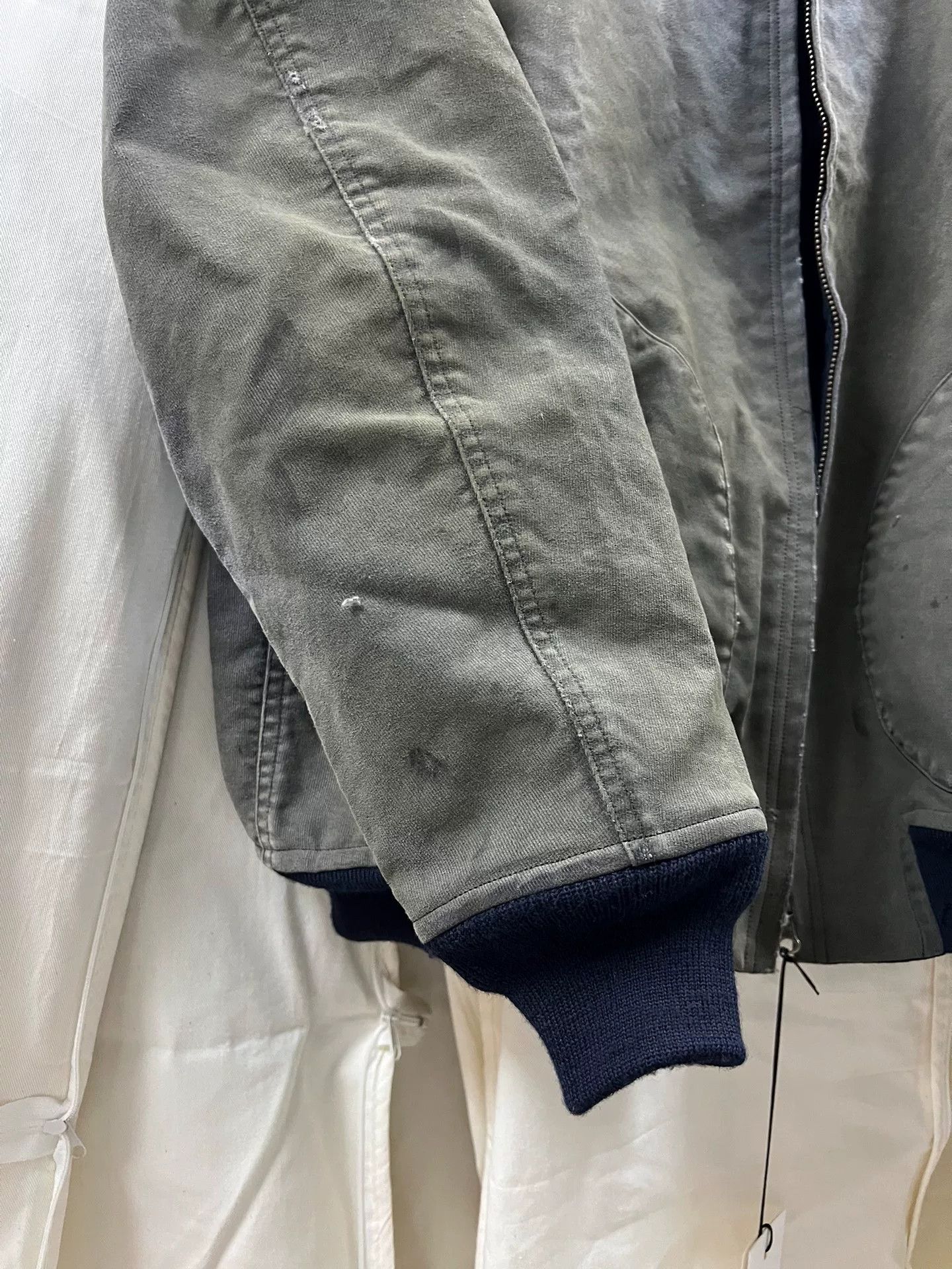A.PRESSE Vintage WW2 US NAVY Blue Deck Jacket Size US M / EU 48-50 / 2 - 4 Thumbnail