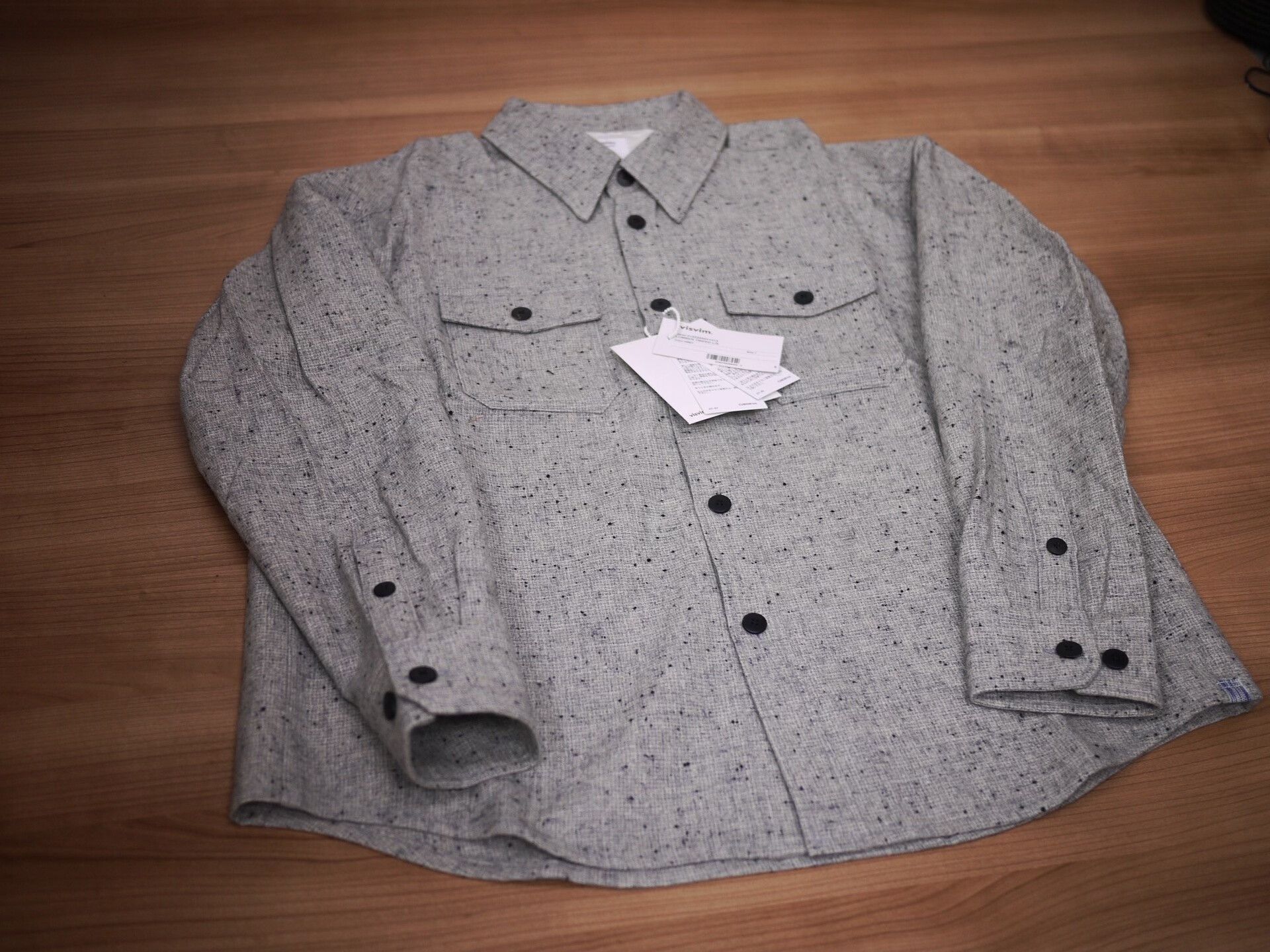 Visvim VISVIM Lumber Shirt in Grey Size US S / EU 44-46 / 1 - 2 Thumbnail