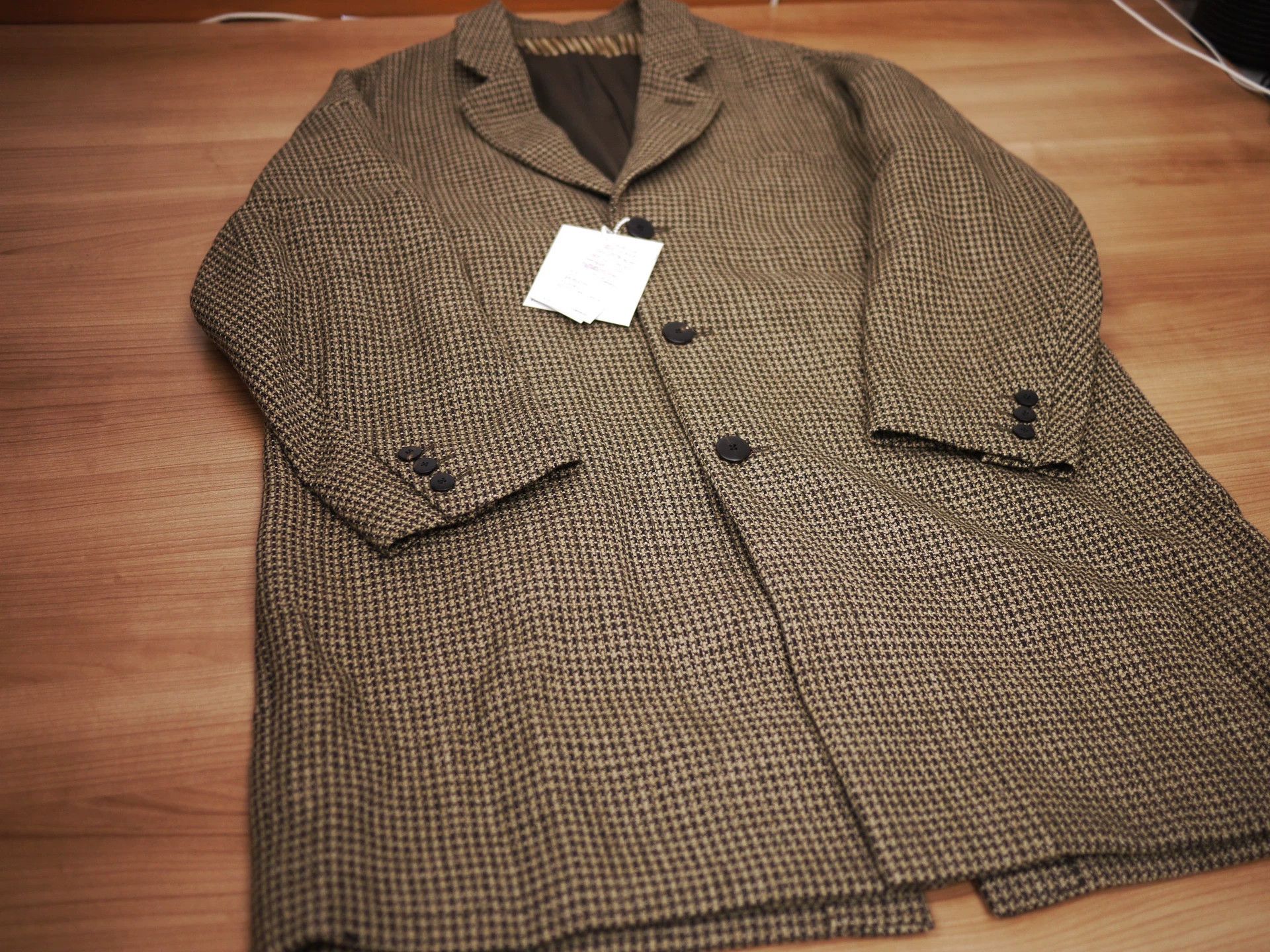 Visvim Visvim Hammons Tweed Coat for Sale Size US S / EU 44-46 / 1 - 2 Thumbnail