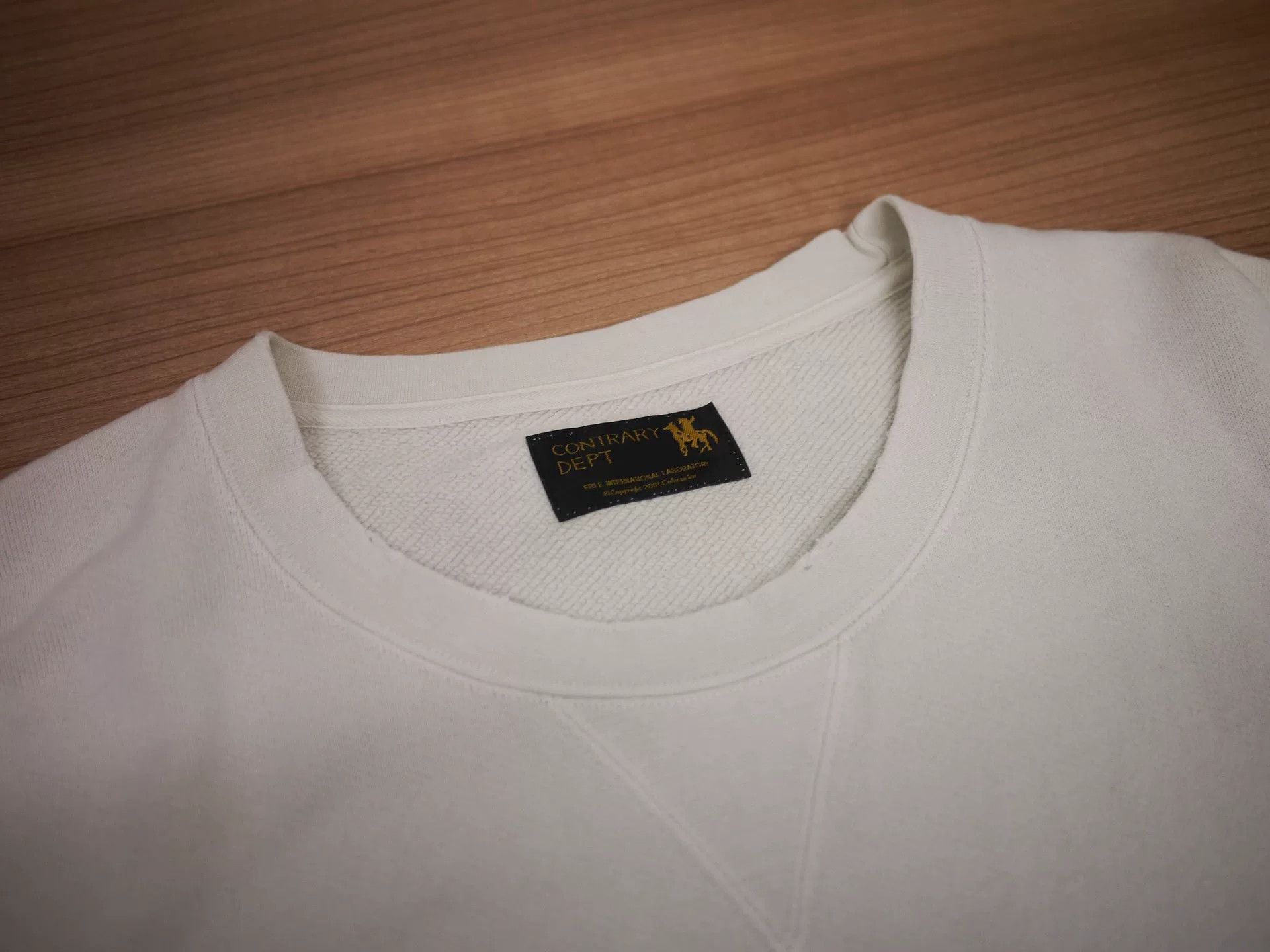 Visvim Visvim Jumbo Sweat 3/4 Crash Off White Size US L / EU 52-54 / 3 - 4 Thumbnail