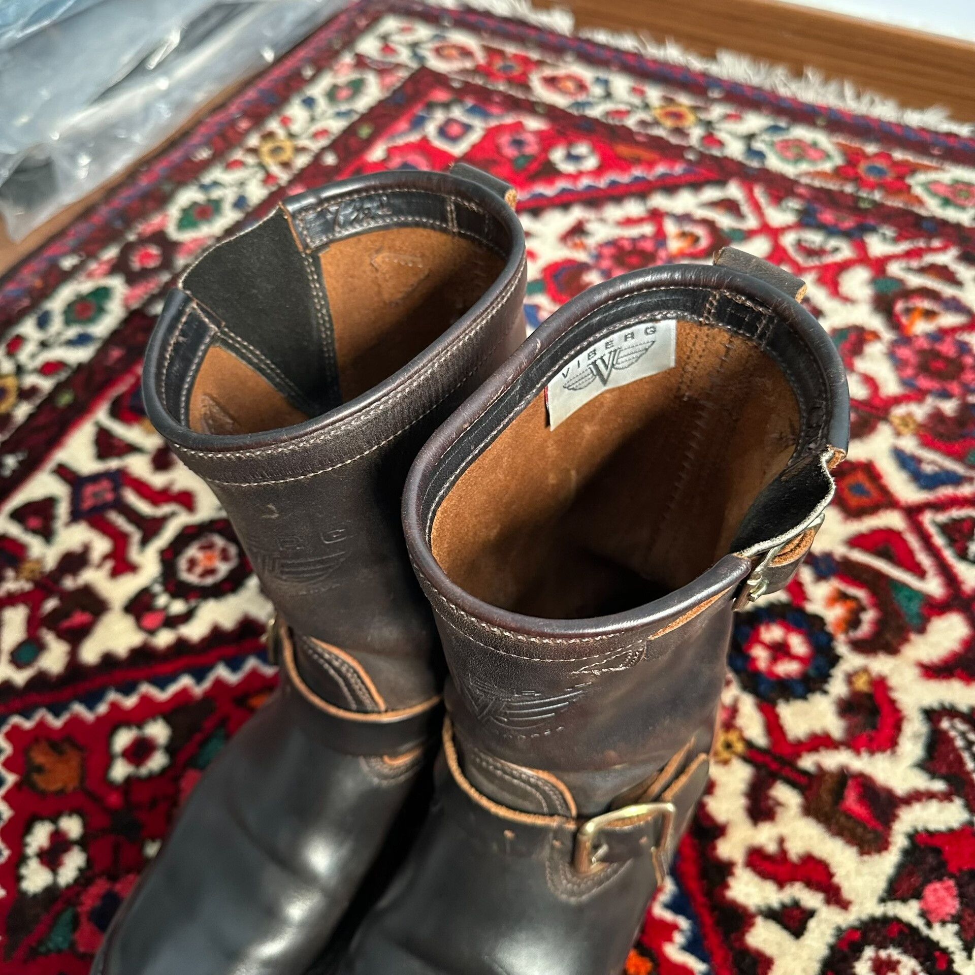 Viberg Viberg Engineer Boots in Dark Brown Leather Size US 7.5 / EU 40-41 - 6 Thumbnail