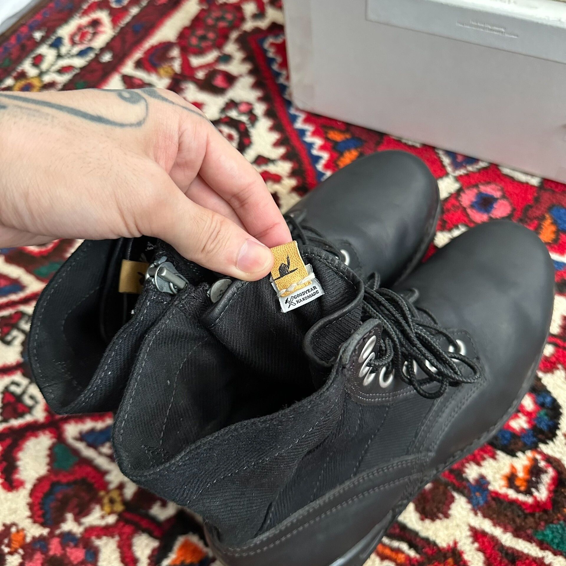 Visvim Visvim 7-Hole Black Boots Size 9 Size US 9 / EU 42 - 4 Thumbnail