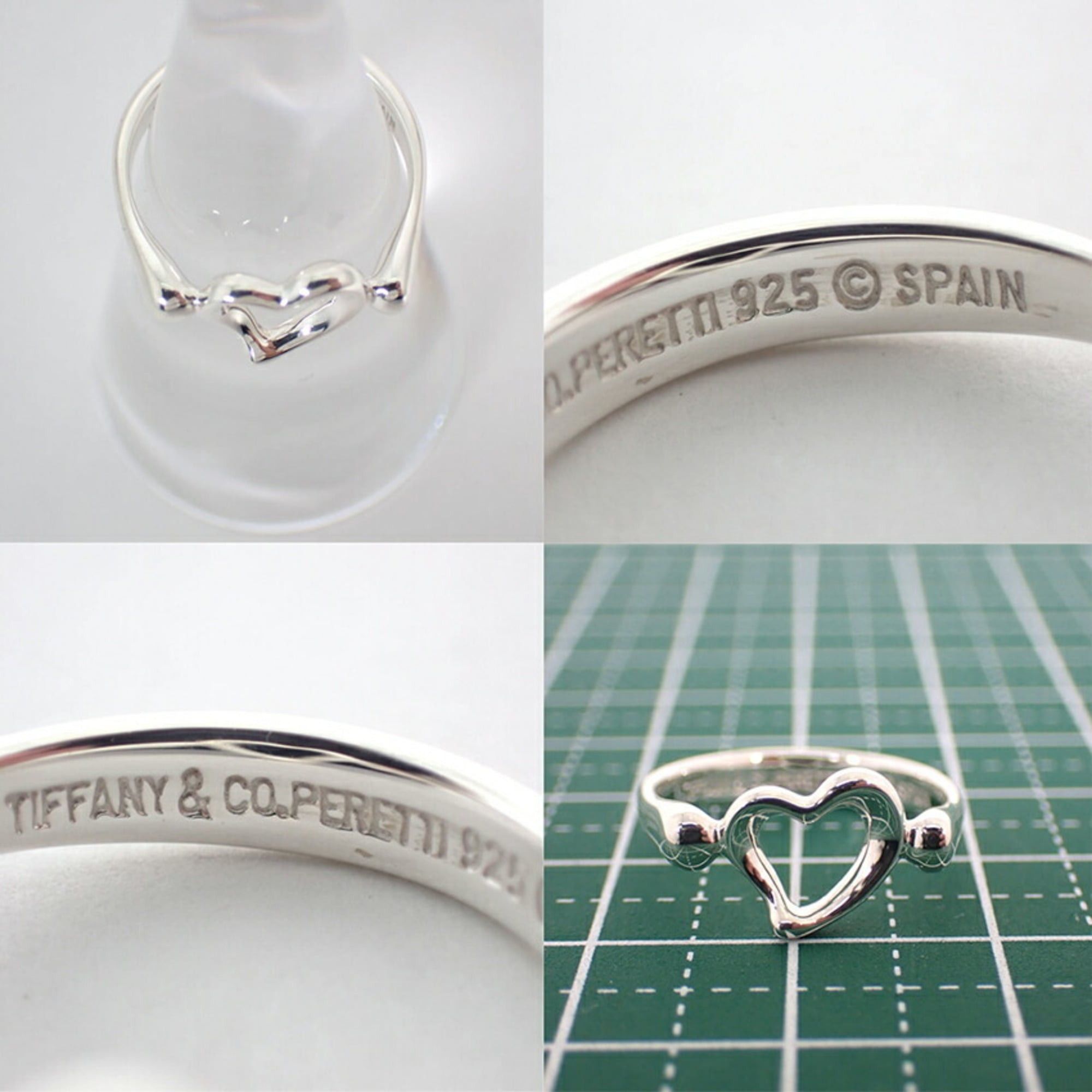 Tiffany & Co. Tiffany Silver 925 Heart Ring, Size 9 Size ONE SIZE - 10 Thumbnail