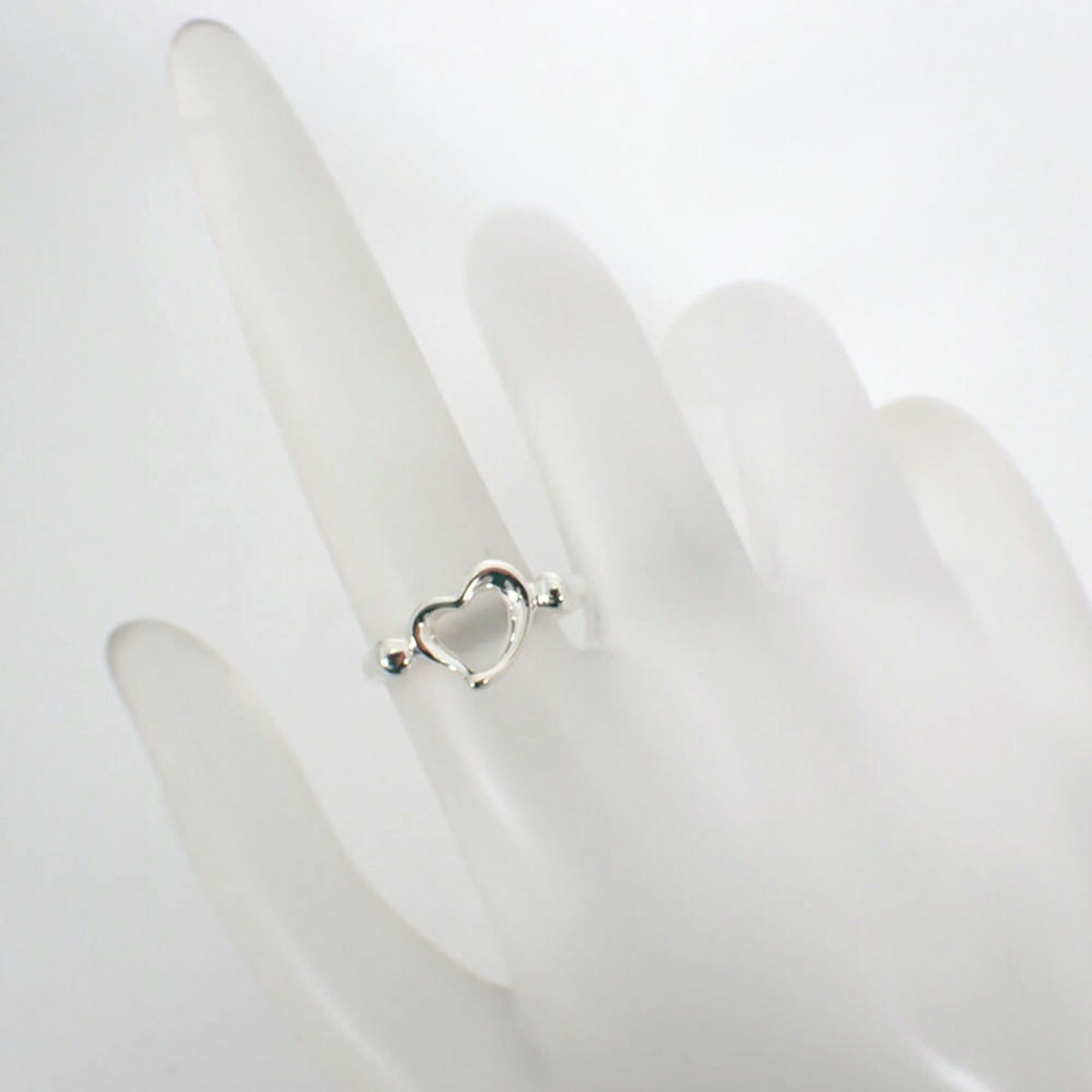 Tiffany & Co. Tiffany Silver 925 Heart Ring, Size 9 Size ONE SIZE - 4 Thumbnail