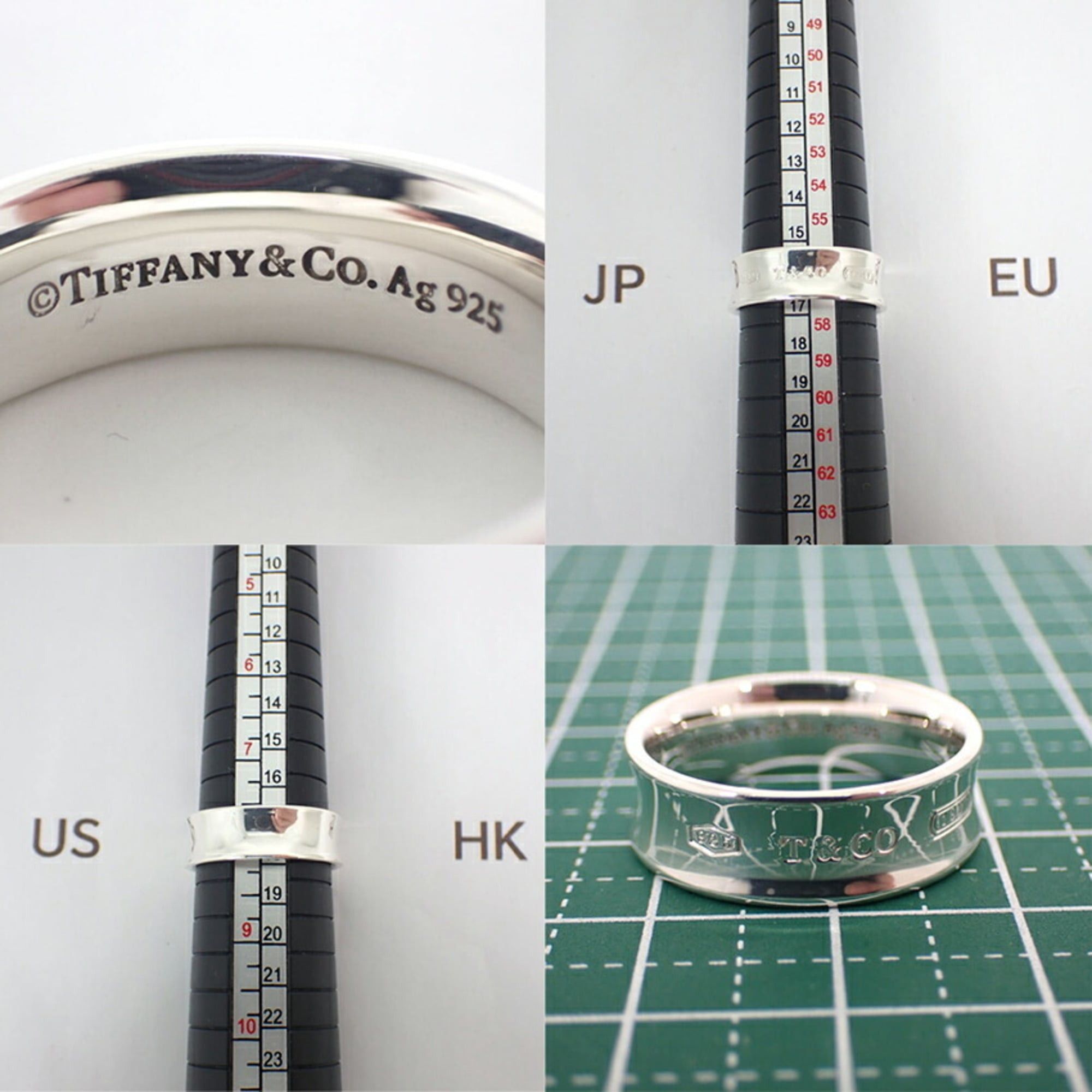 Tiffany & Co. Tiffany Silver Ag925 1837 Ring Size 16 Size ONE SIZE - 9 Thumbnail