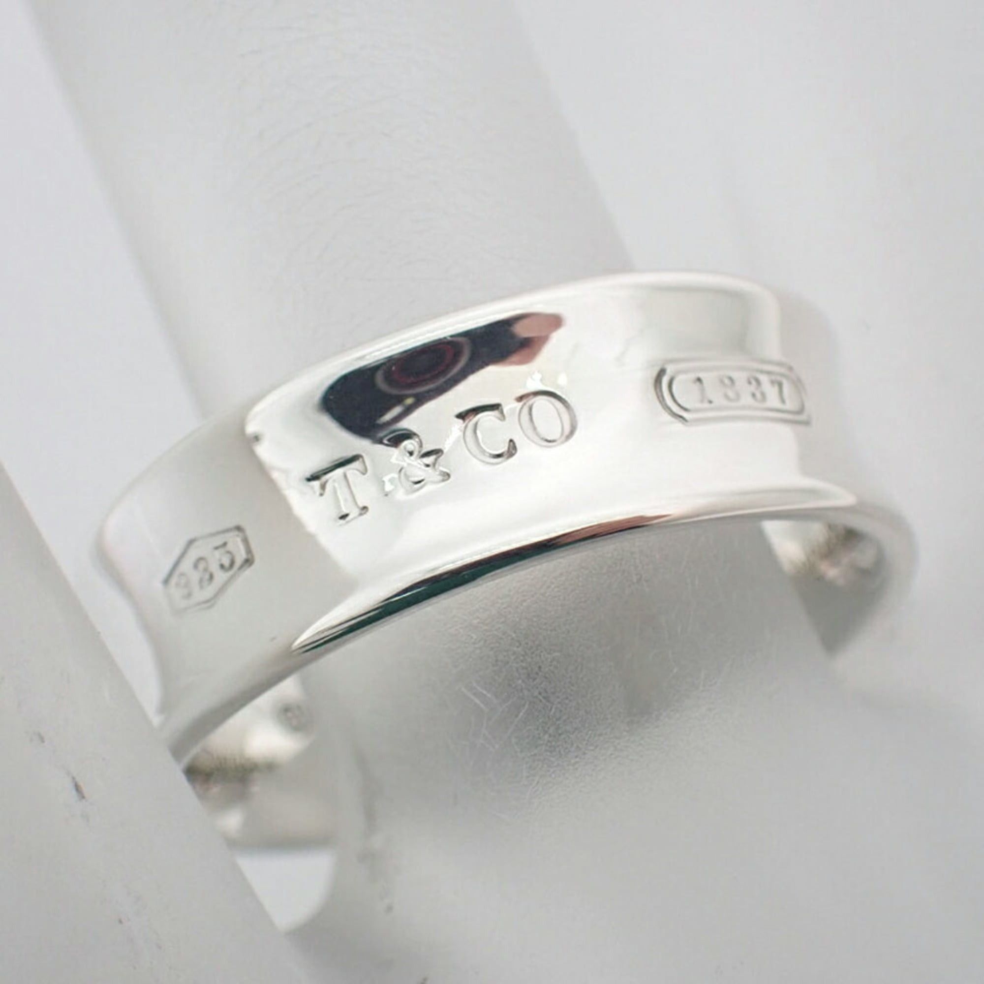 Tiffany & Co. Tiffany Silver Ag925 1837 Ring Size 16 Size ONE SIZE - 6 Thumbnail