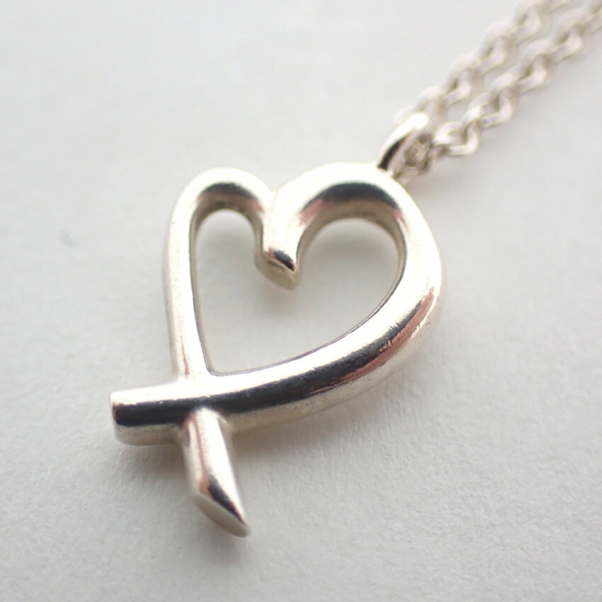 Tiffany & Co. TIFFANY 925 Loving Heart Pendant Necklace Size ONE SIZE - 6 Thumbnail