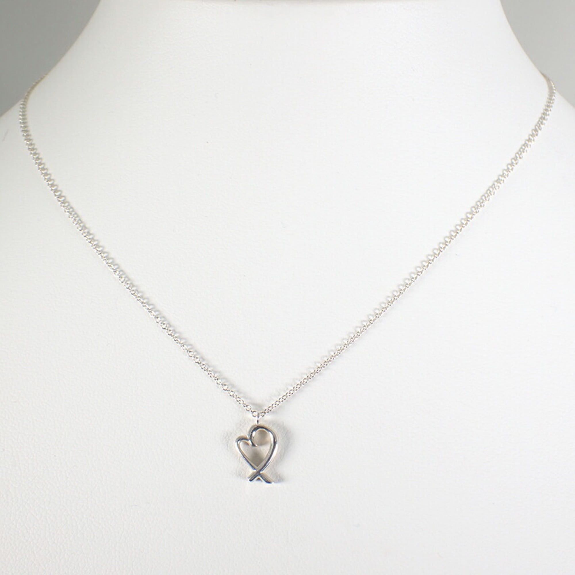 Tiffany & Co. TIFFANY 925 Loving Heart Pendant Necklace Size ONE SIZE - 3 Thumbnail