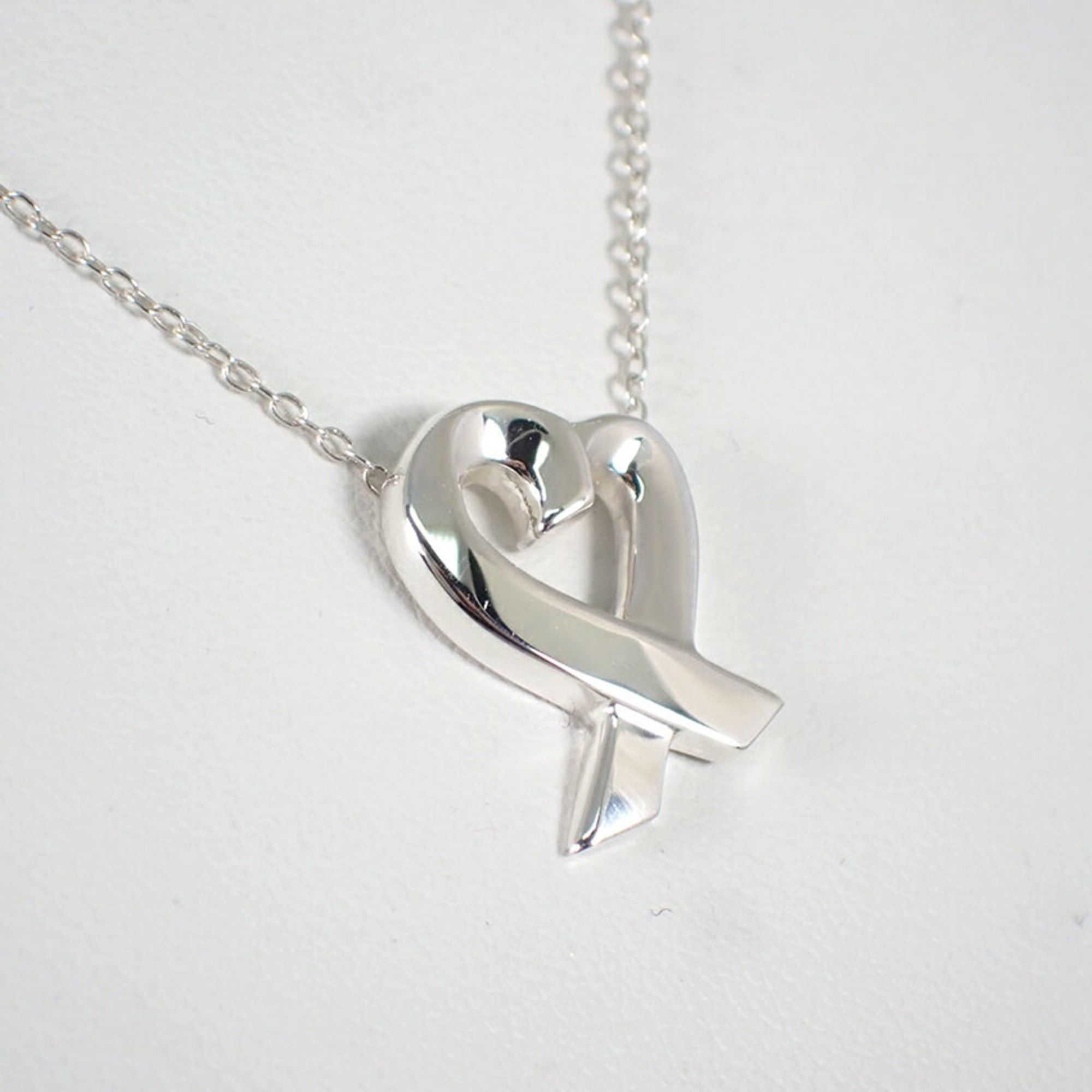 Tiffany & Co. TIFFANY 925 Loving Heart Pendant Necklace Size ONE SIZE - 4 Thumbnail