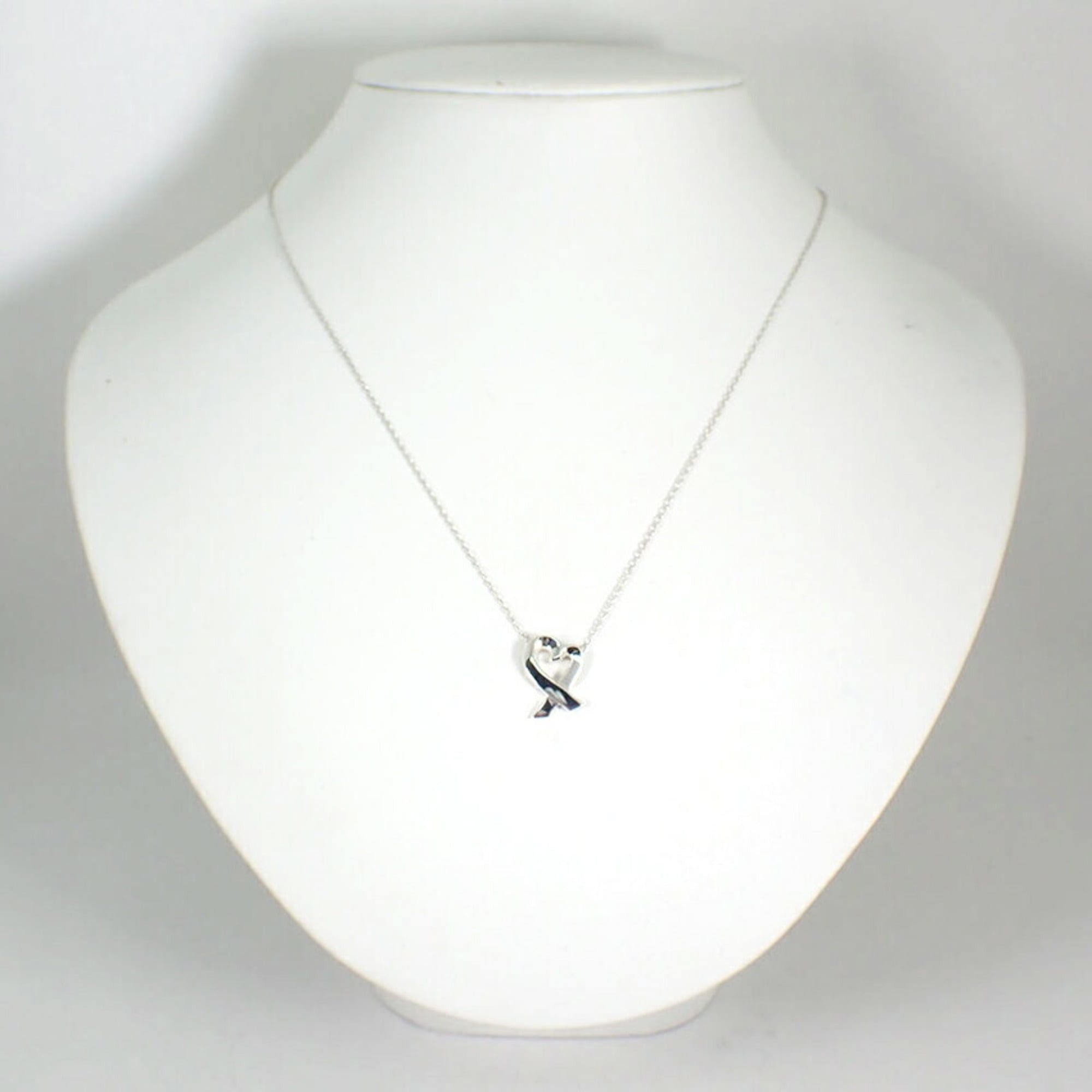 Tiffany & Co. TIFFANY 925 Loving Heart Pendant Necklace Size ONE SIZE - 3 Thumbnail