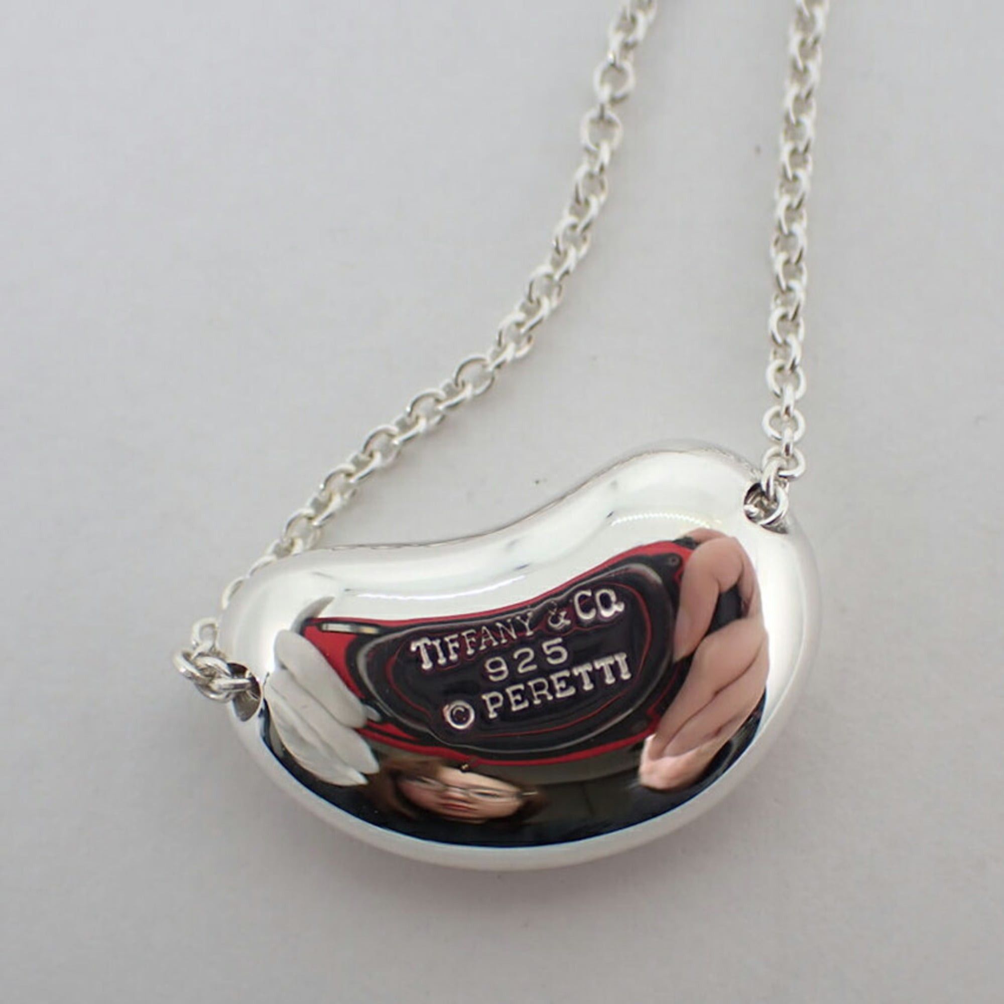 Tiffany & Co. TIFFANY 925 Bean Pendant Necklace Size ONE SIZE - 8 Thumbnail
