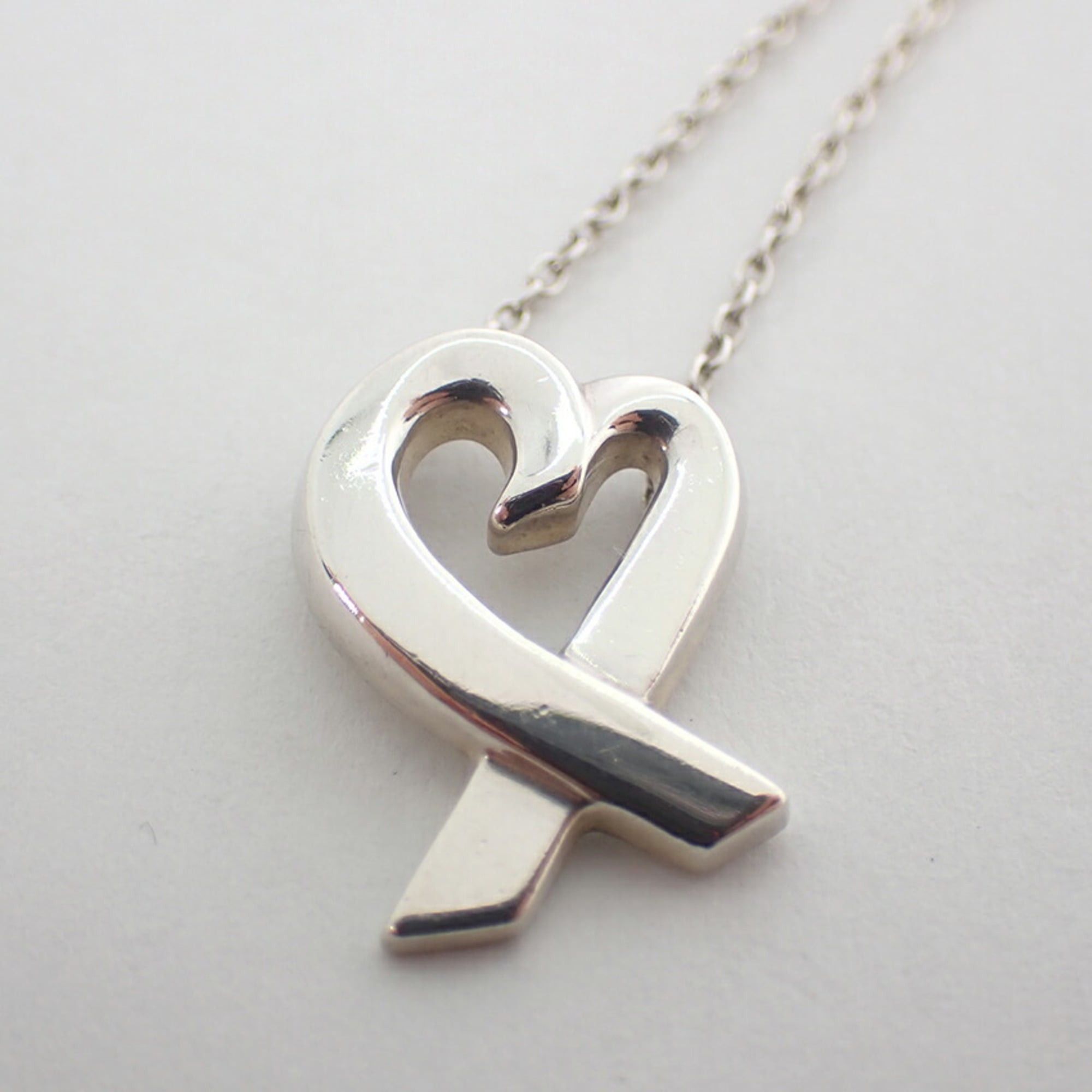 Tiffany & Co. TIFFANY 925 Loving Heart Pendant Necklace Size ONE SIZE - 6 Thumbnail