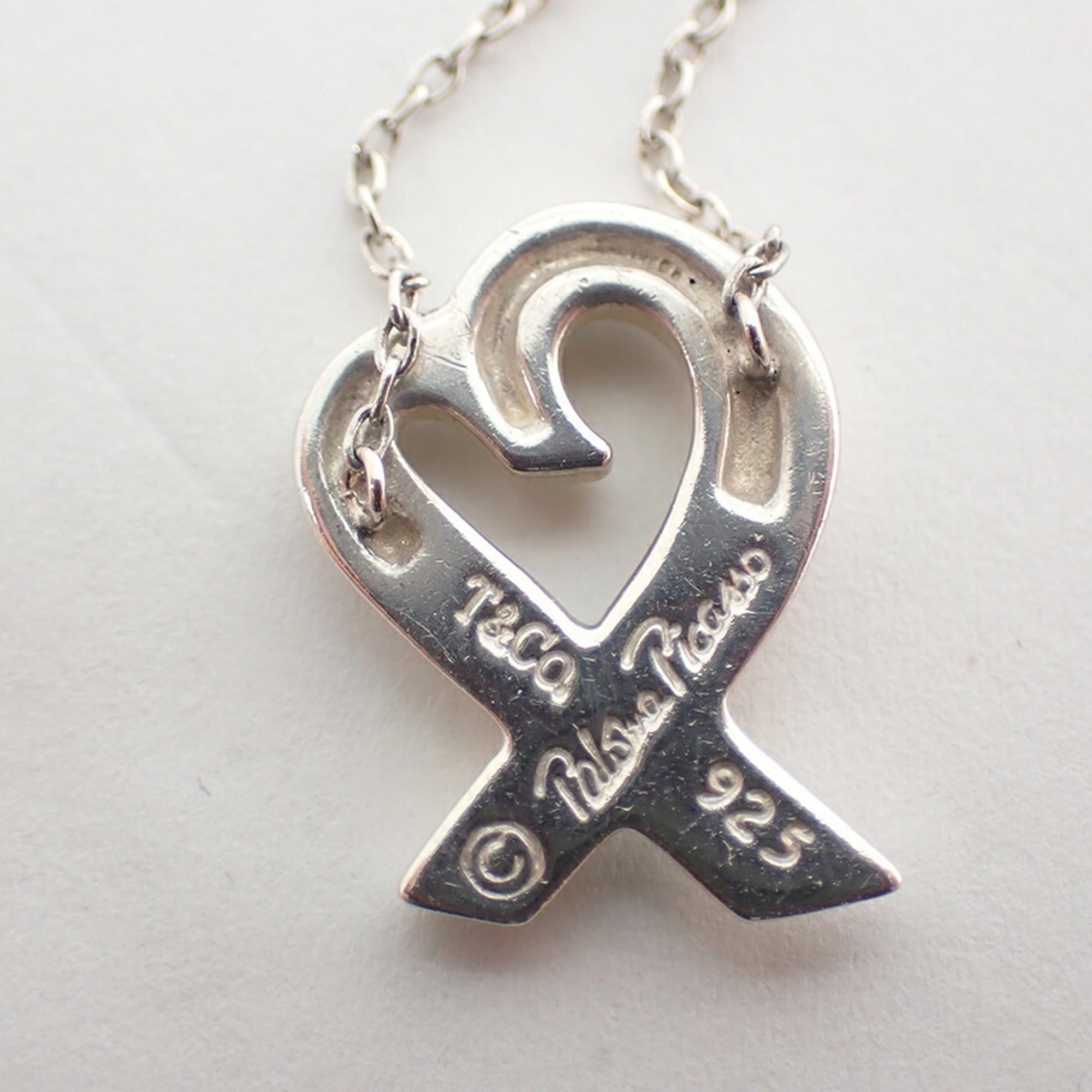 Tiffany & Co. TIFFANY 925 Loving Heart Pendant Necklace Size ONE SIZE - 7 Thumbnail