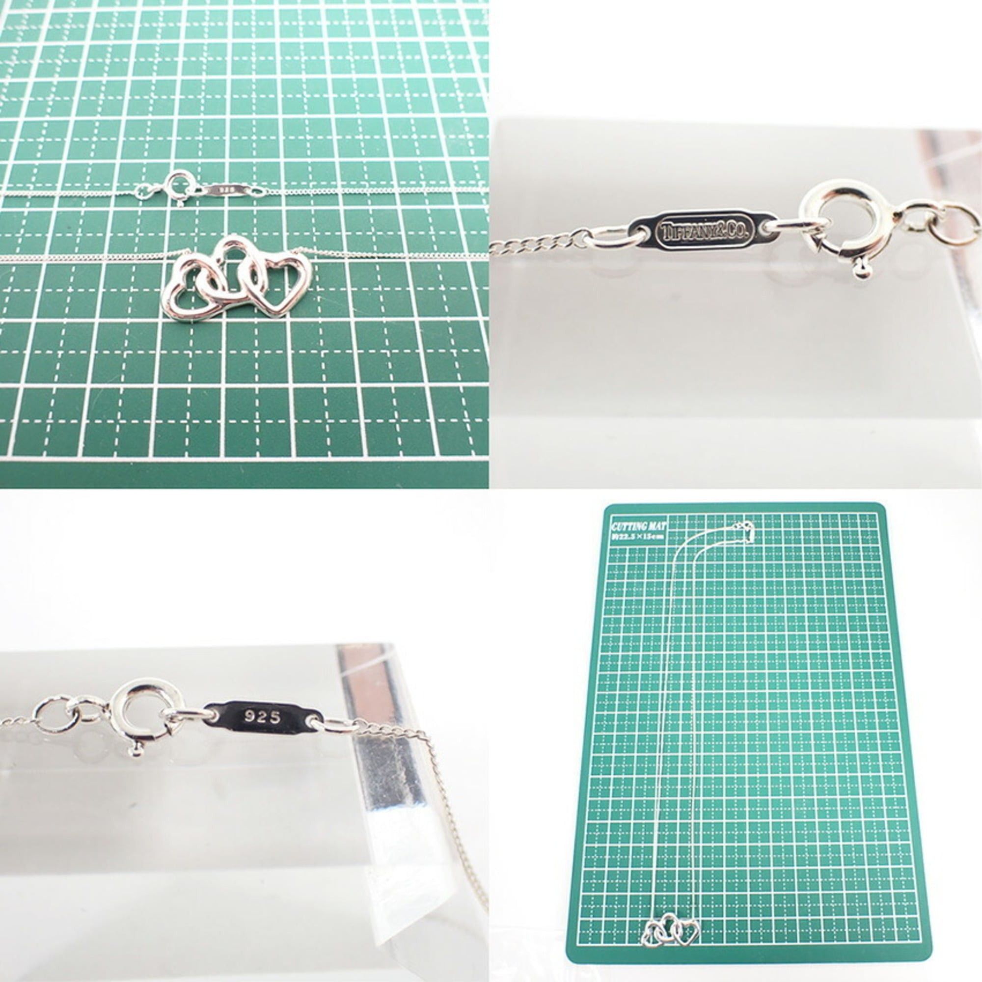 Tiffany & Co. TIFFANY 925 Triple Heart Pendant Necklace Size ONE SIZE - 9 Thumbnail