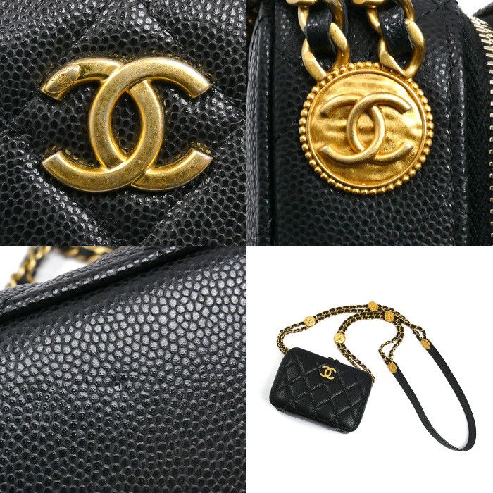 Chanel Chanel CHANEL Mini Camera Bag Caviar Shoulder Bag Leather Shoulder Bag AP2858 DUTY FREE for USA Size ONE SIZE - 8 Thumbnail