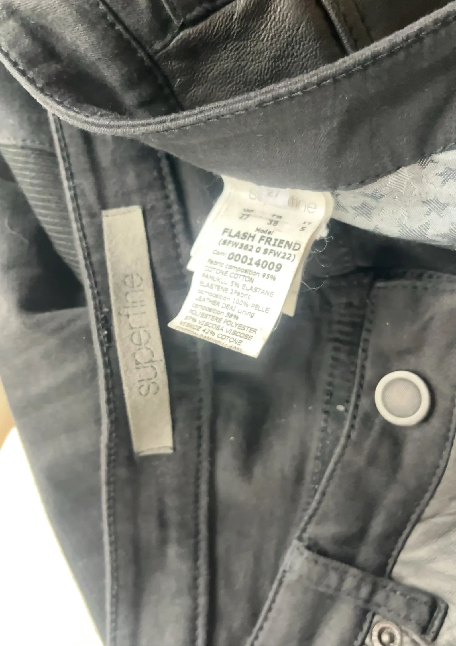 Superfine Superfine Skinnbyxa Flash Friend Pants Size 27" / US 4 / IT 40 - 3 Thumbnail