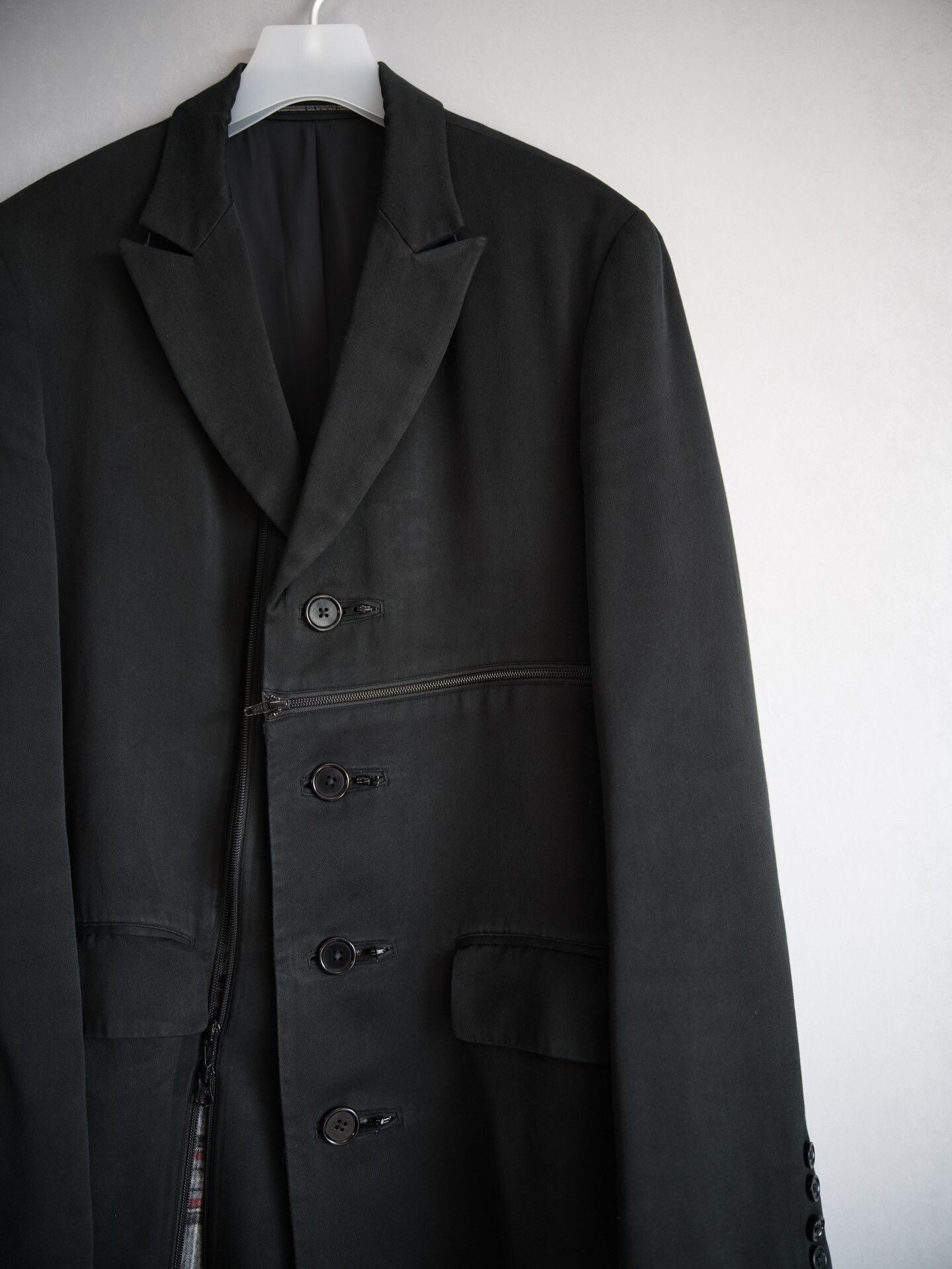 Yohji Yamamoto Yohji Yamamoto Plaid Coat Size US M / EU 48-50 / 2 - 6 Thumbnail
