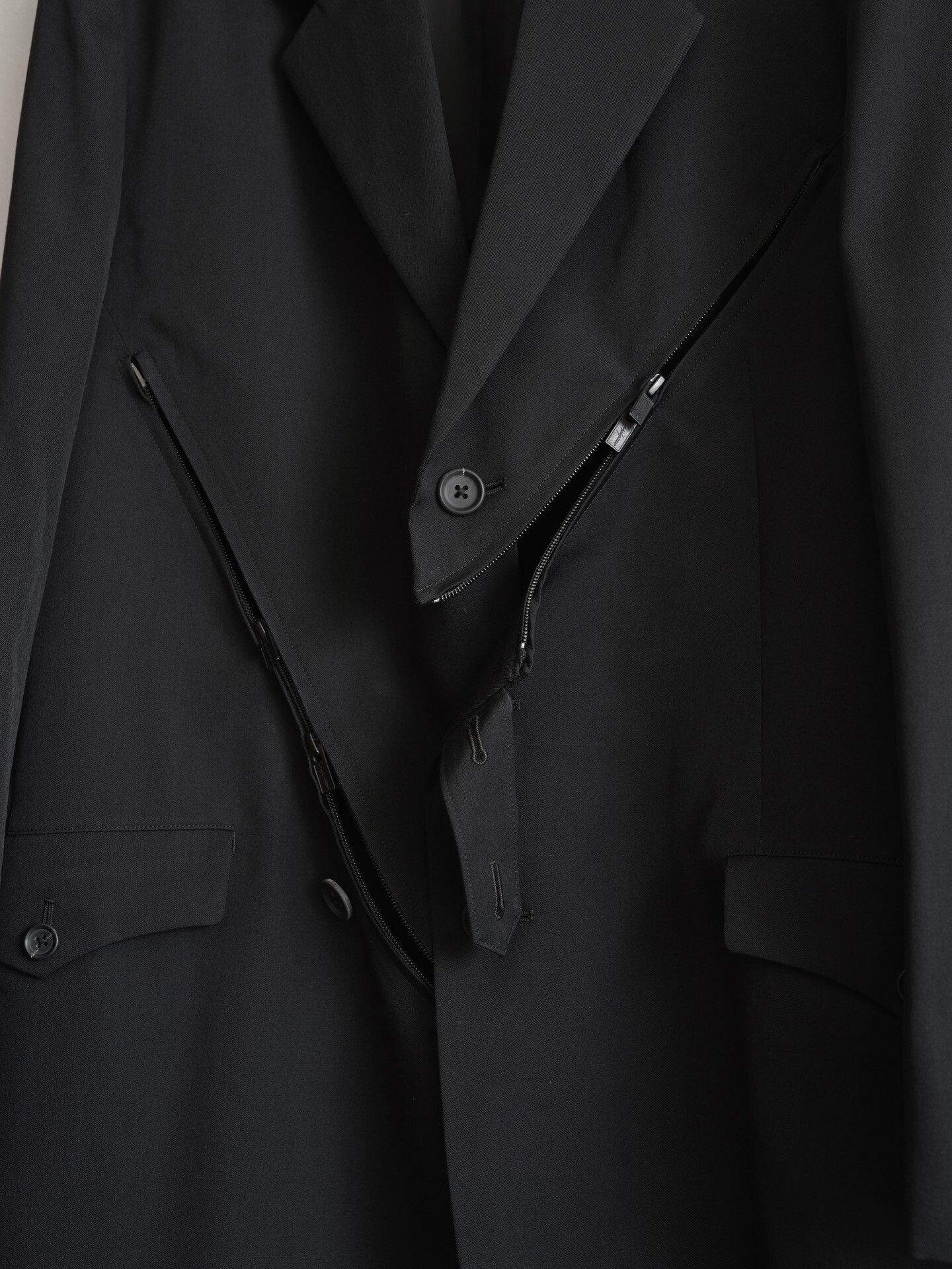 Yohji Yamamoto Yohji Yamamoto Deconstructed Zip Jacket Size US L / EU 52-54 / 3 - 5 Thumbnail