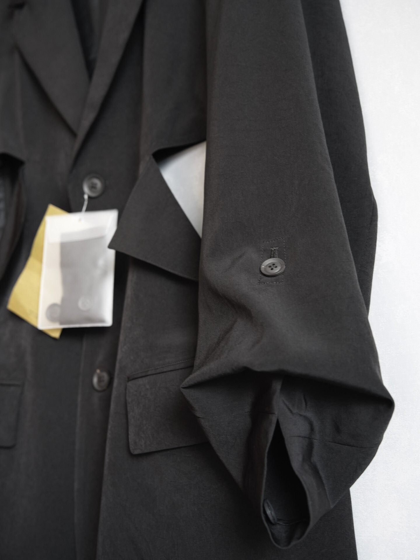 Yohji Yamamoto Yohji Yamamoto Black Cutout Coat Size M / US 6-8 / IT 42-44 - 6 Thumbnail