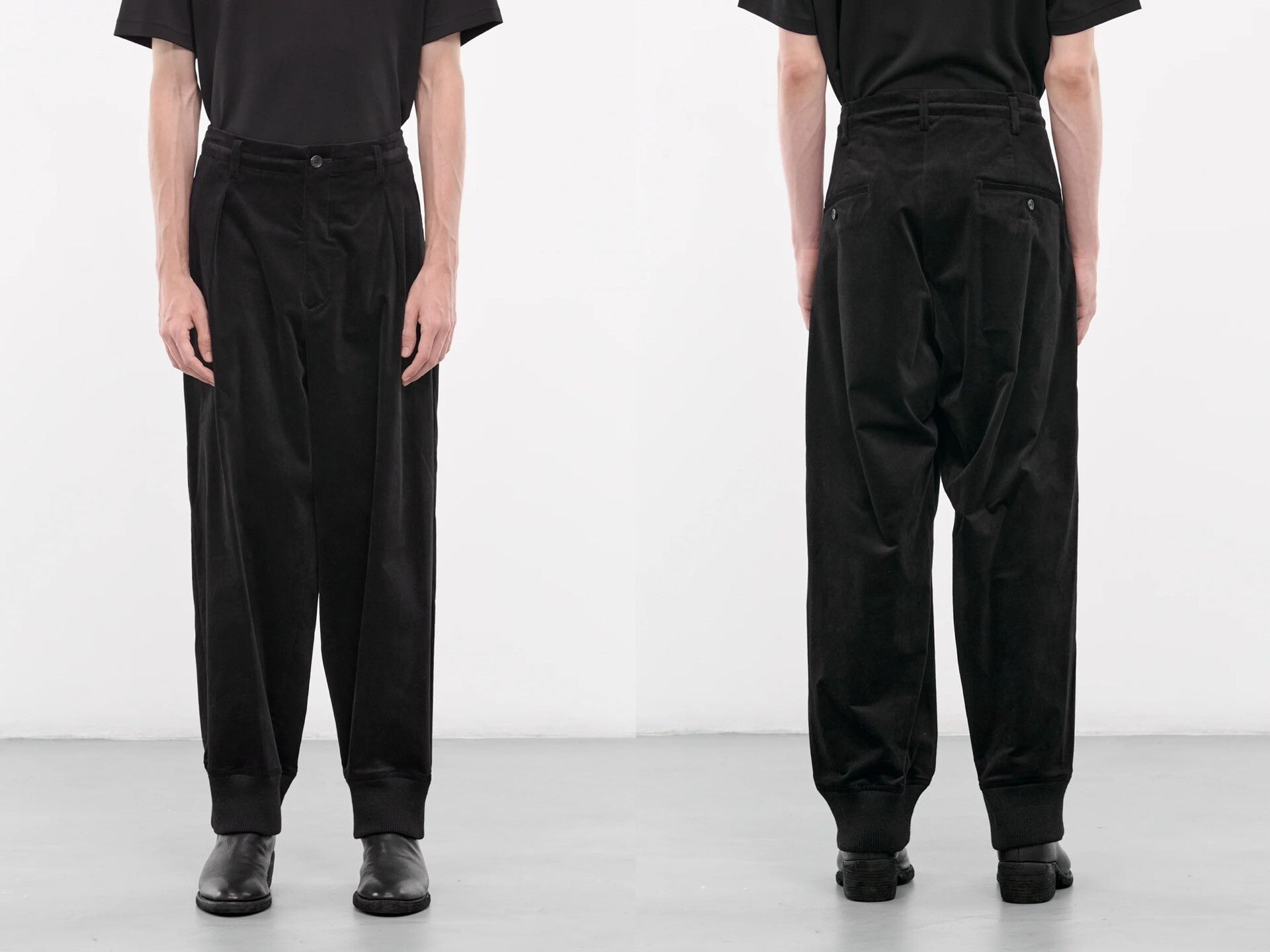 Yohji Yamamoto Yohji Yamamoto Velvet Trousers Size US 28 / EU 44 - 2 Thumbnail