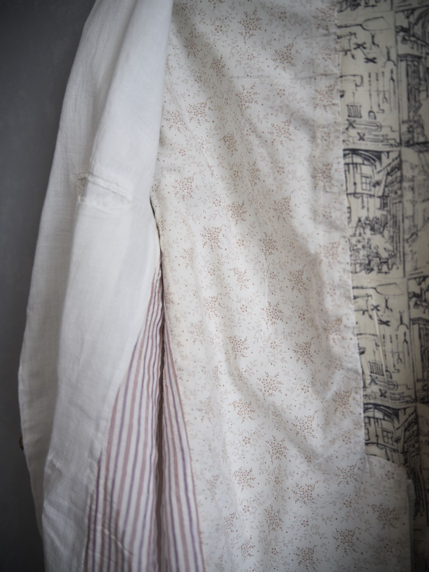 Geoffrey B. Small Geoffrey B. Small Antique Button Linen Suit Size US L / EU 52-54 / 3 - 8 Thumbnail