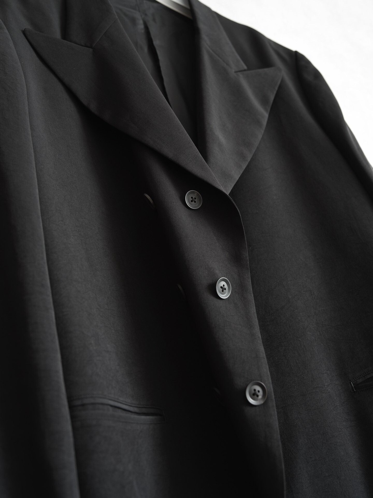 Yohji Yamamoto Yohji Yamamoto Double-Breasted Coat Size M / US 6-8 / IT 42-44 - 3 Thumbnail
