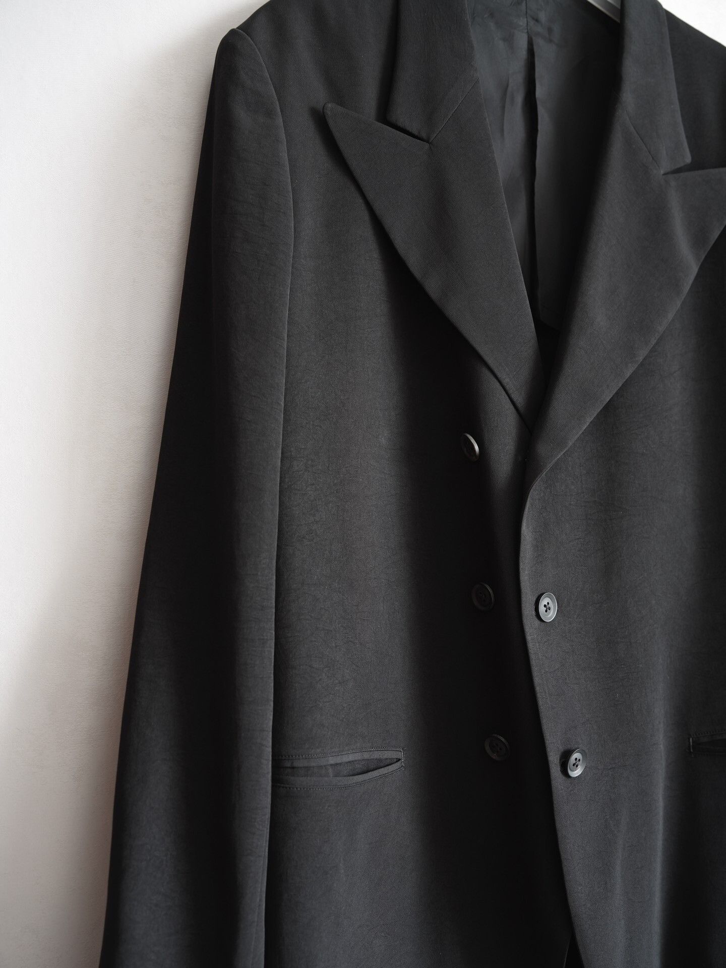 Yohji Yamamoto Yohji Yamamoto Double-Breasted Coat Size M / US 6-8 / IT 42-44 - 2 Thumbnail