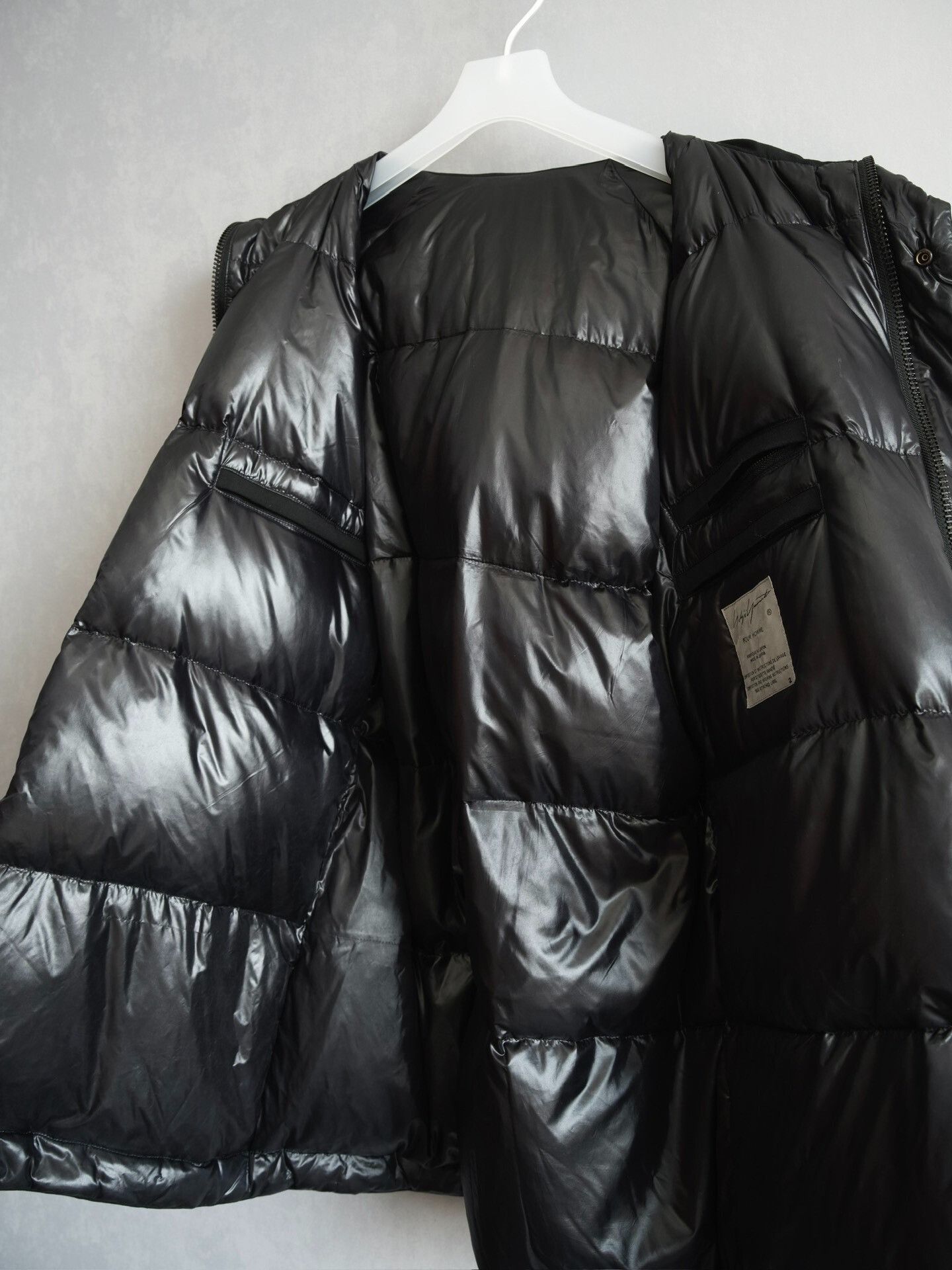 Yohji Yamamoto Yohji Yamamoto Black Hooded Down Jacket Size US M / EU 48-50 / 2 - 8 Thumbnail