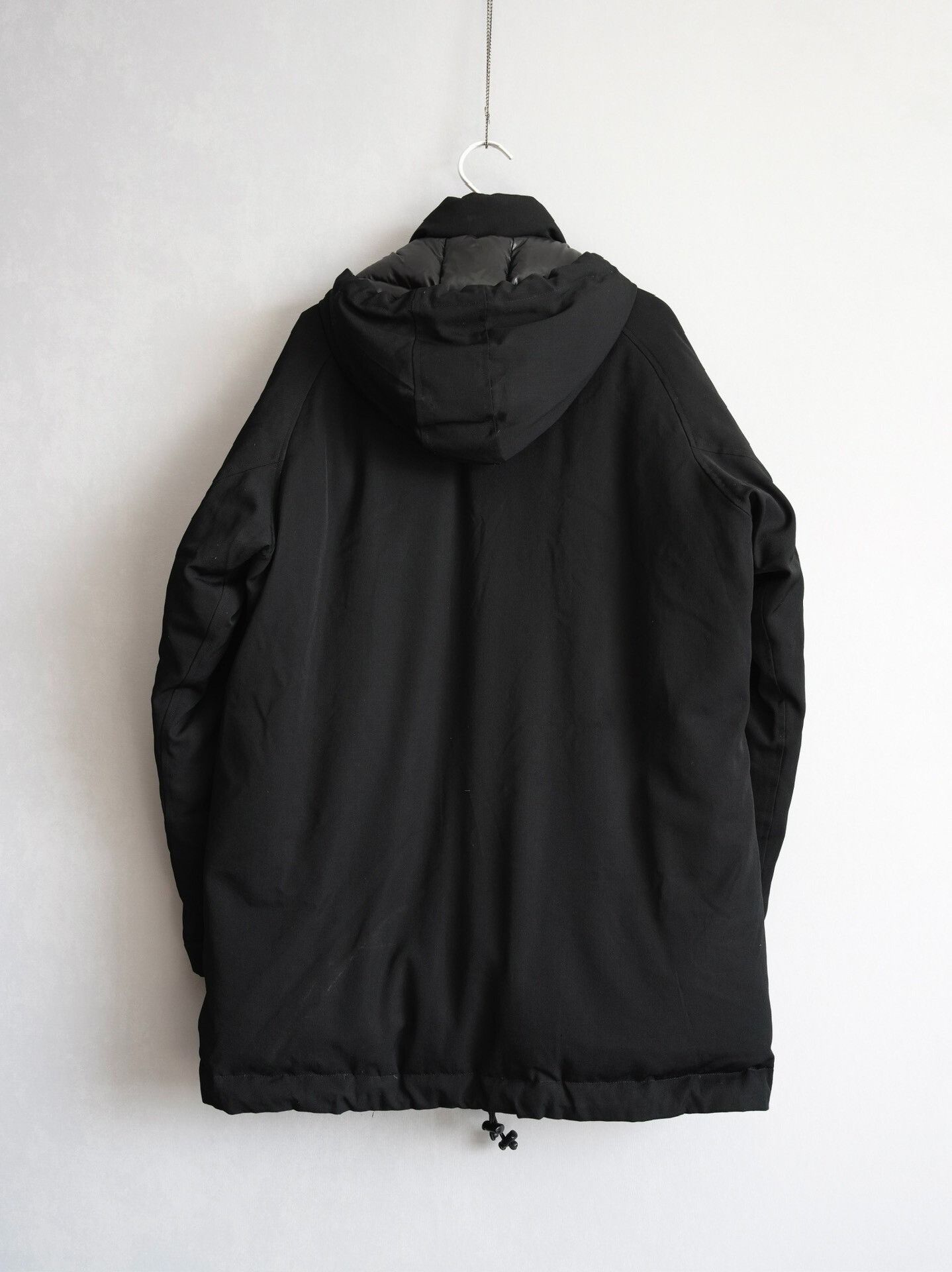 Yohji Yamamoto Yohji Yamamoto Black Hooded Down Jacket Size US M / EU 48-50 / 2 - 6 Thumbnail