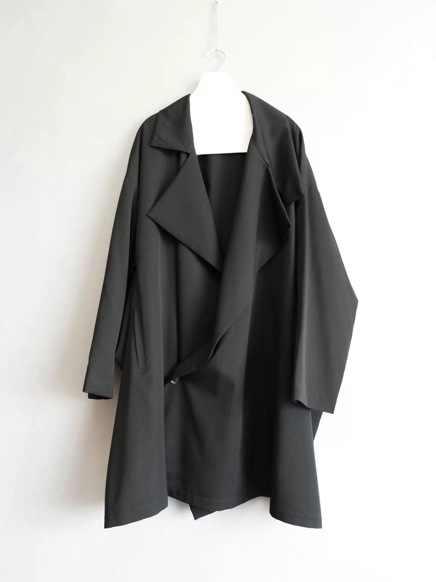 Yohji Yamamoto Yohji Yamamoto Black Wool Coat Size US M / EU 48-50 / 2 - 5 Thumbnail
