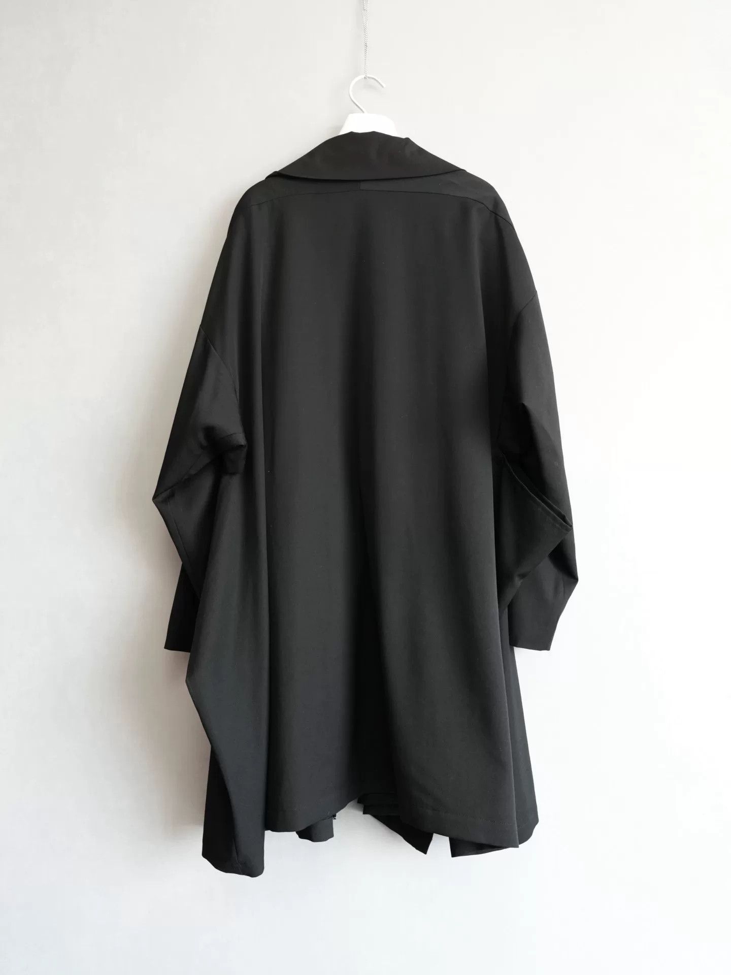 Yohji Yamamoto Yohji Yamamoto Black Wool Coat Size US M / EU 48-50 / 2 - 7 Thumbnail
