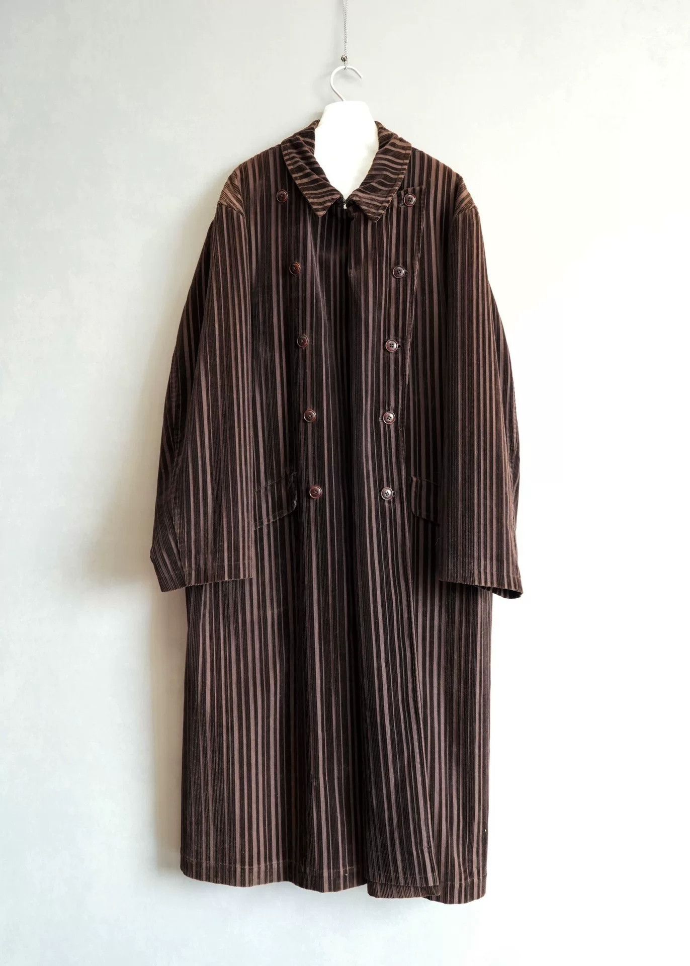 Yohji Yamamoto Yohji Yamamoto Striped Corduroy Coat Size US L / EU 52-54 / 3 - 2 Thumbnail