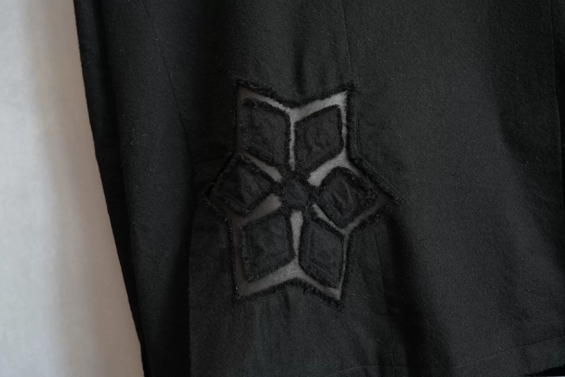 Yohji Yamamoto Yohji Yamamoto Black Wool Jacket Size US XL / EU 56 / 4 - 6 Thumbnail
