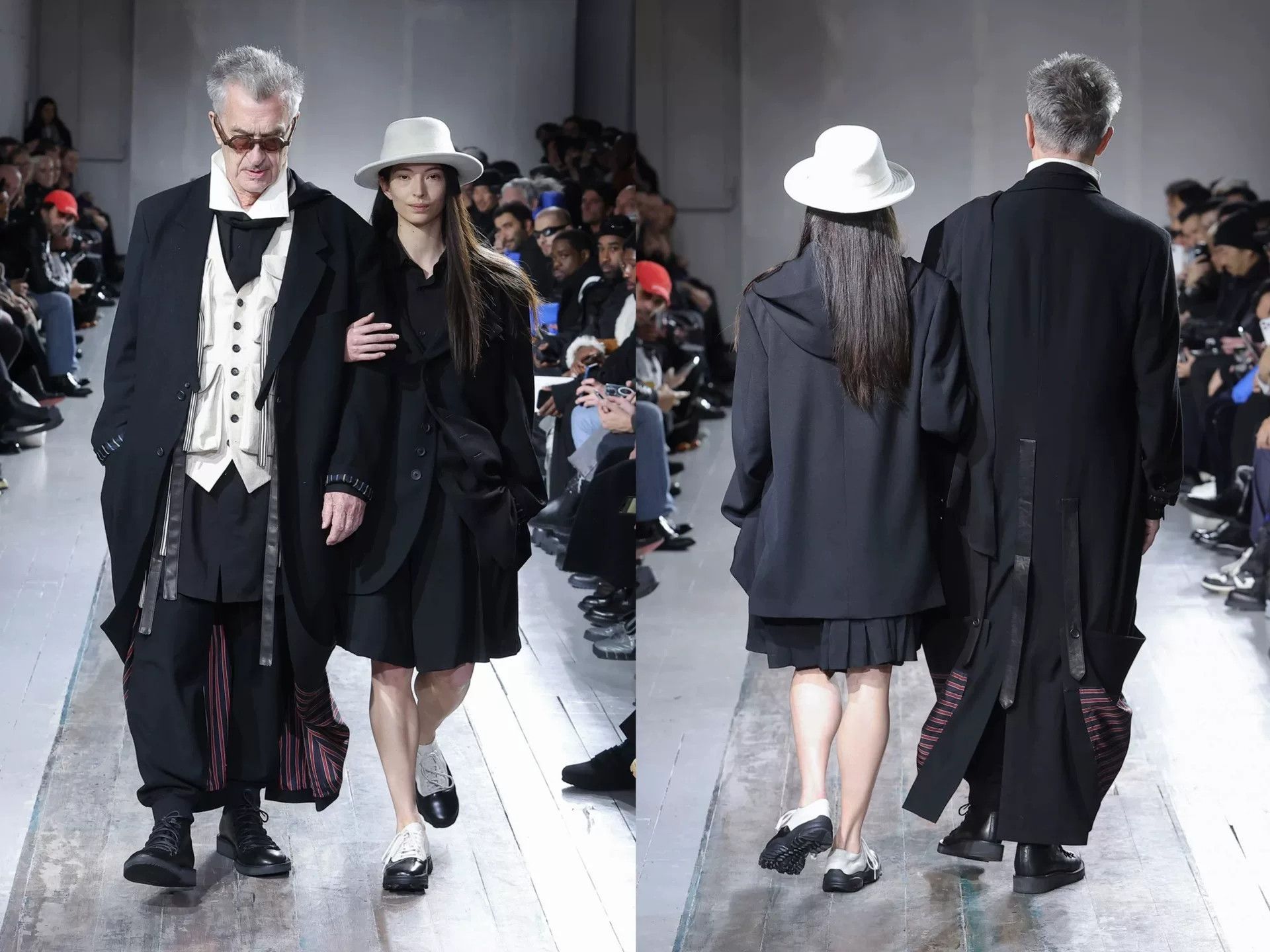 Yohji Yamamoto Yohji Yamamoto Black Flannel Coat Size XL / US 12-14 / IT 48-50 - 3 Thumbnail