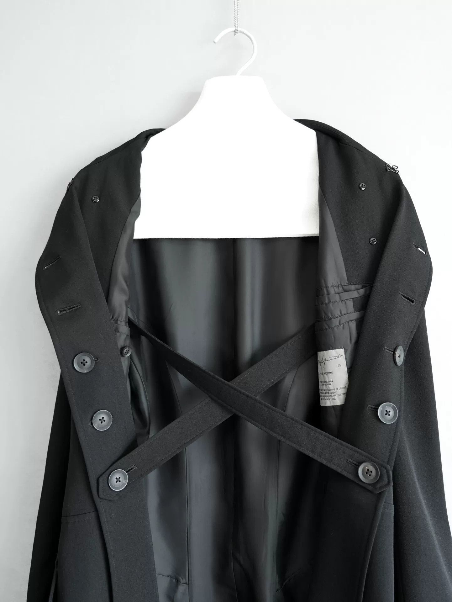 Yohji Yamamoto Yohji Yamamoto Napoleon Coat 19AW Size US M / EU 48-50 / 2 - 8 Thumbnail
