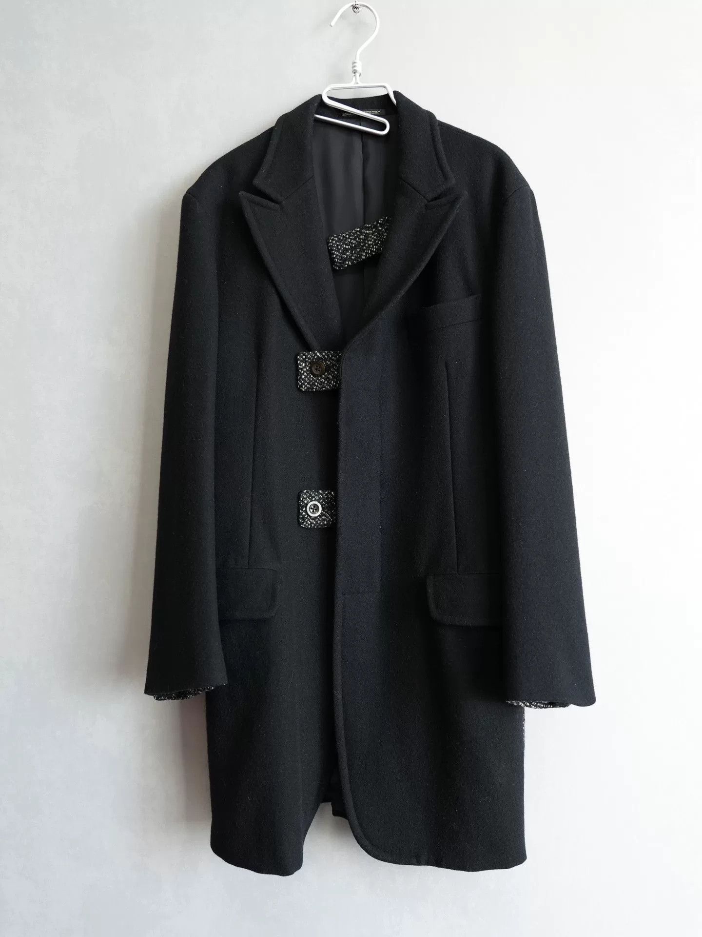 Yohji Yamamoto Yohji Yamamoto Wool Blend Long Coat Size US M / EU 48-50 / 2 - 3 Thumbnail