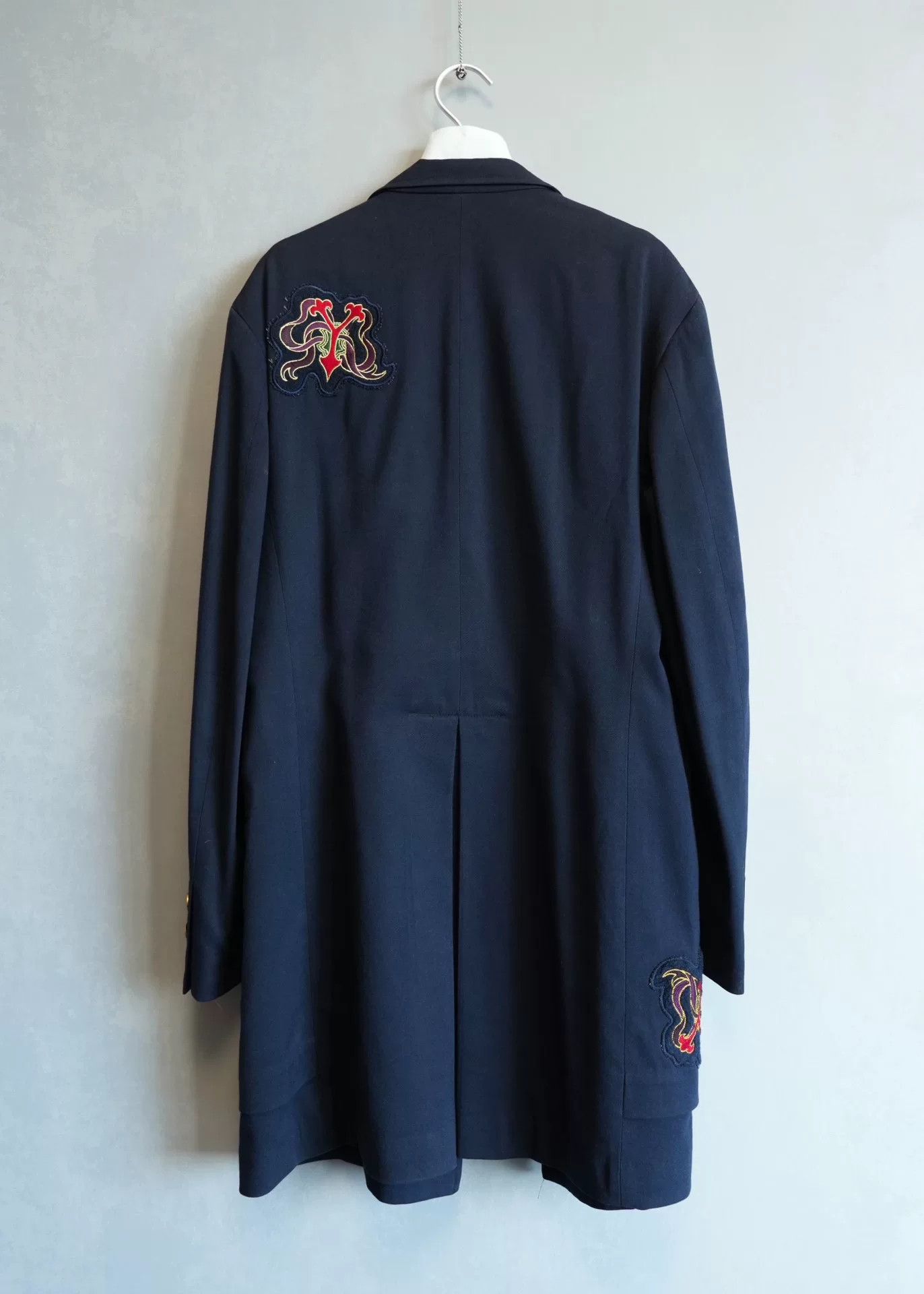 Yohji Yamamoto Yohji Yamamoto Double-Breasted Coat Size US L / EU 52-54 / 3 - 4 Thumbnail