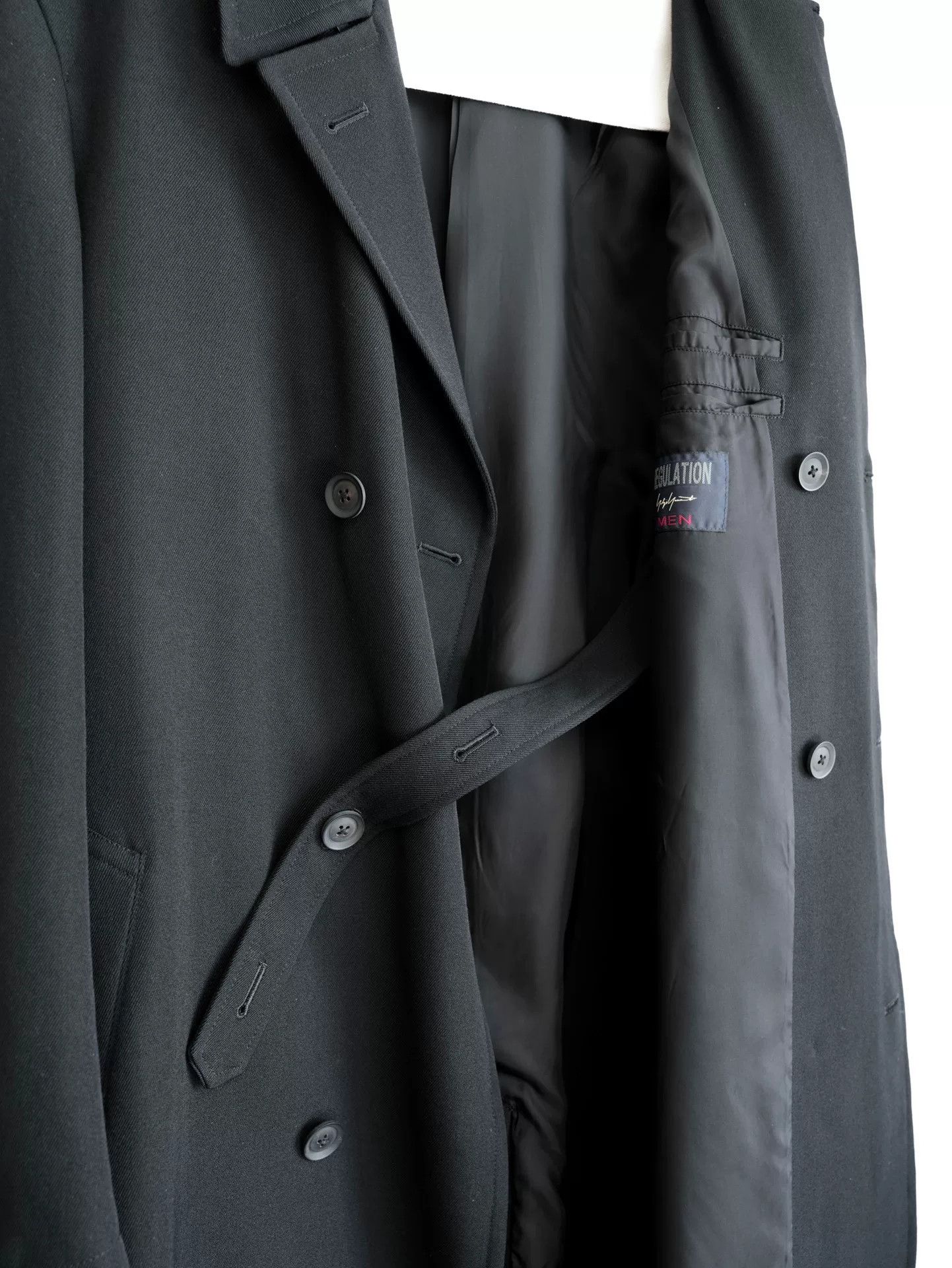 Yohji Yamamoto Yohji Yamamoto Double Breasted Coat Size US L / EU 52-54 / 3 - 7 Thumbnail